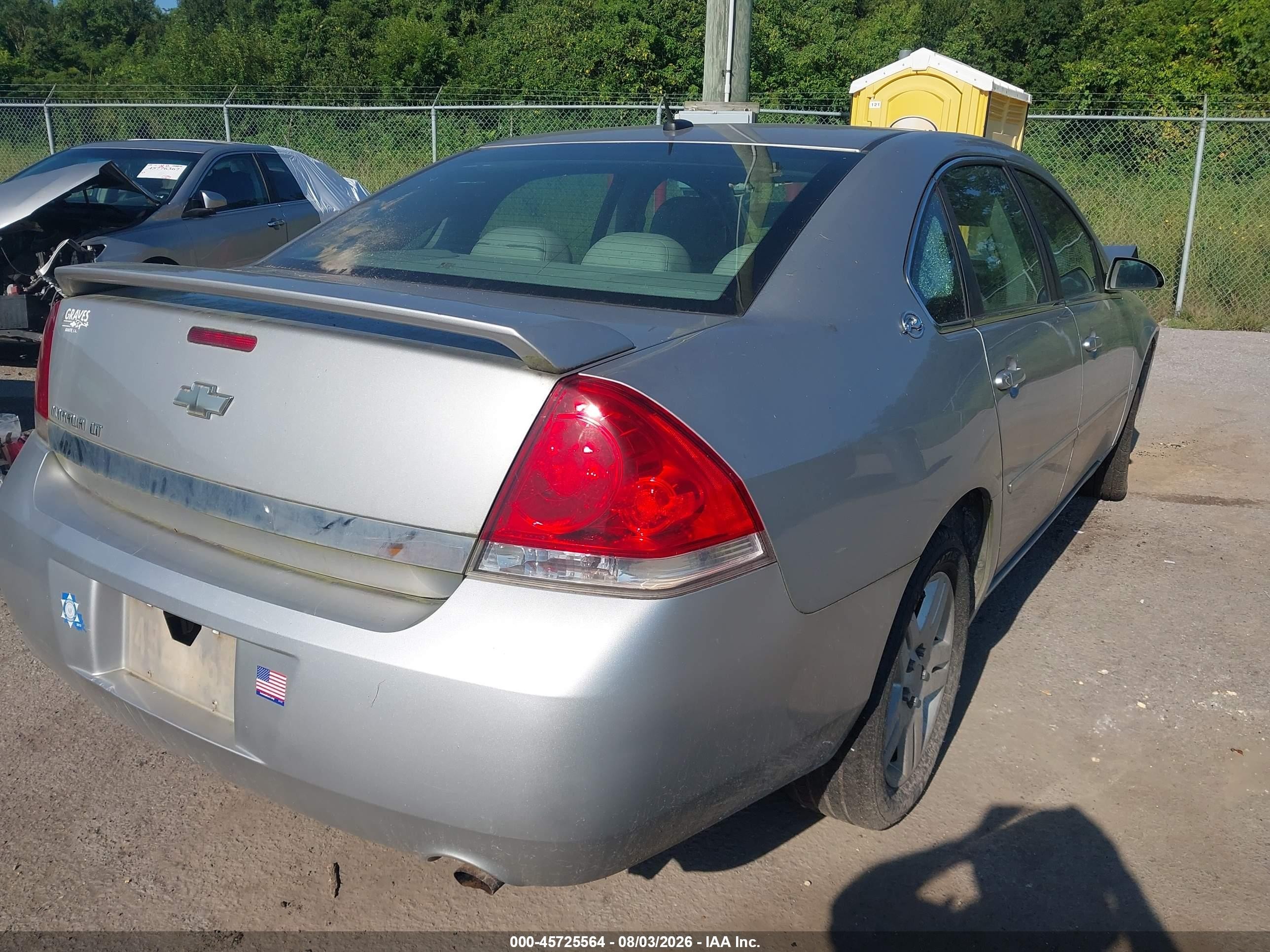 2007 Chevrolet Impala 3.9l Lt Silver vin: 2G1WC58R979326583