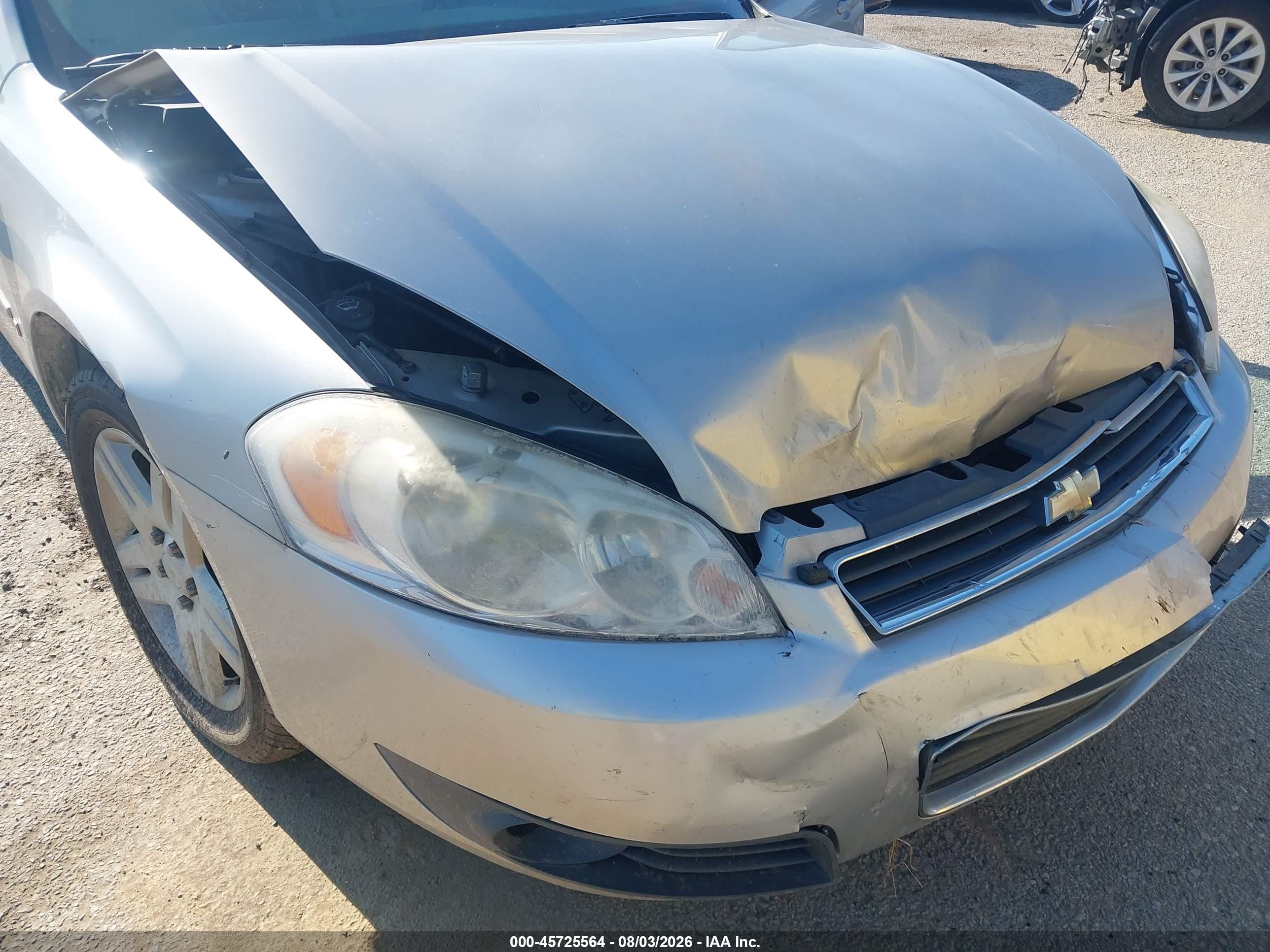 2007 Chevrolet Impala 3.9l Lt Silver vin: 2G1WC58R979326583