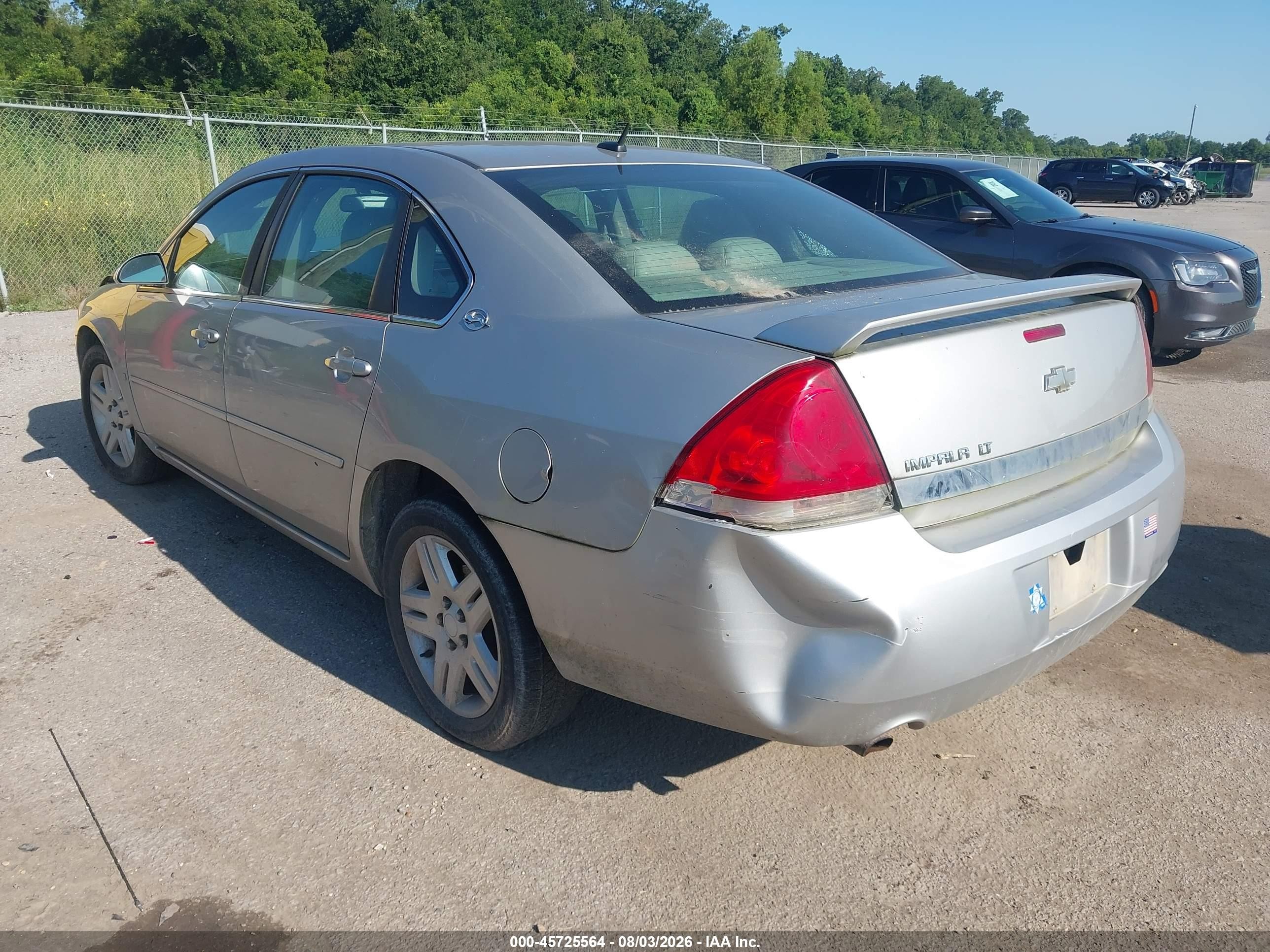 2007 Chevrolet Impala 3.9l Lt Silver vin: 2G1WC58R979326583