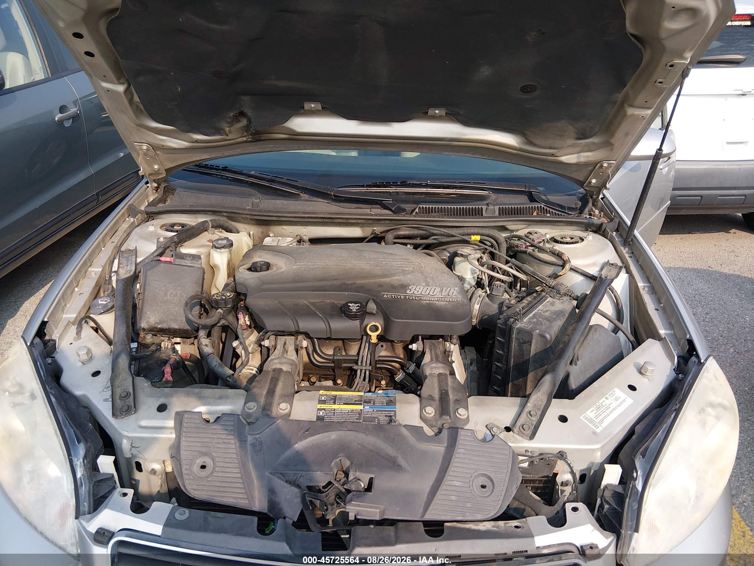 2007 Chevrolet Impala 3.9l Lt Silver vin: 2G1WC58R979326583