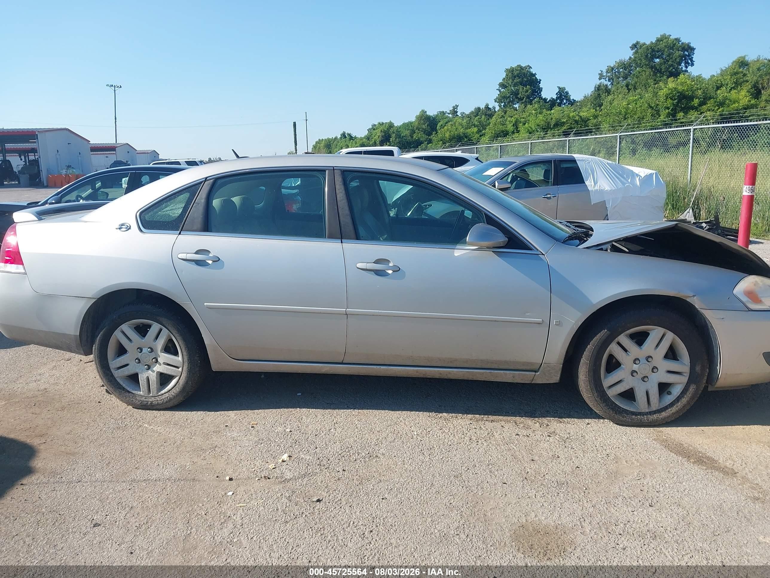 2007 Chevrolet Impala 3.9l Lt Silver vin: 2G1WC58R979326583