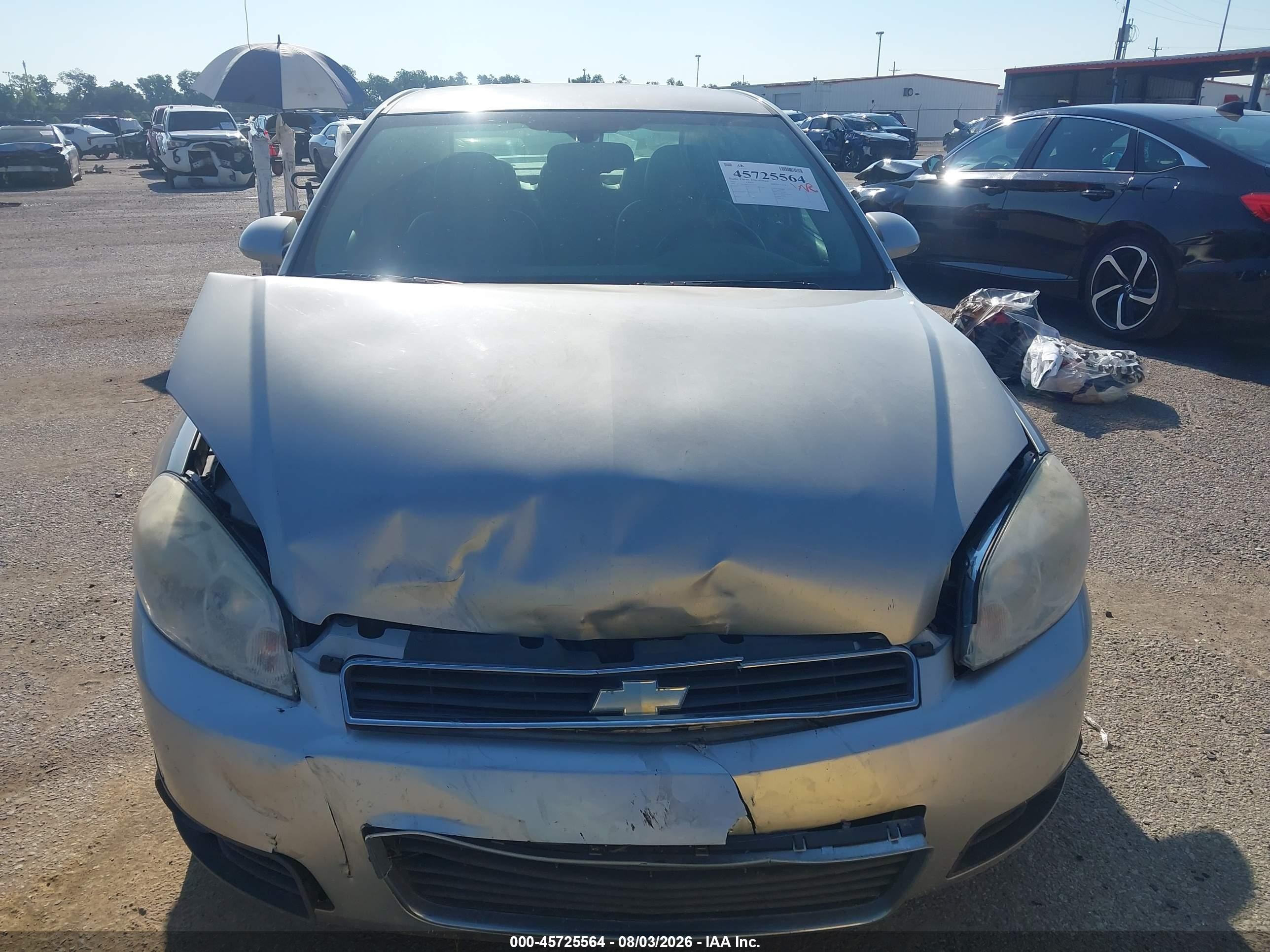 2007 Chevrolet Impala 3.9l Lt Silver vin: 2G1WC58R979326583
