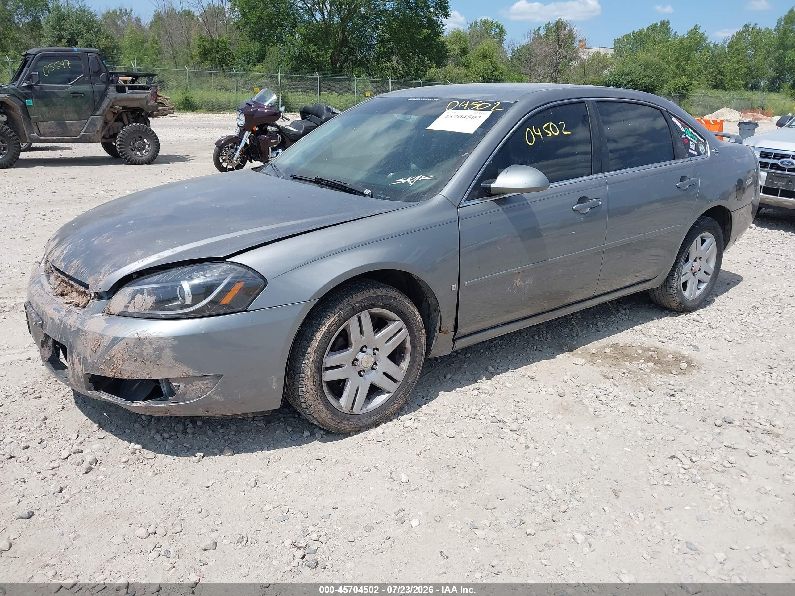 2007 Chevrolet Impala 3.9l Lt Gray vin: 2G1WC58RX79145539
