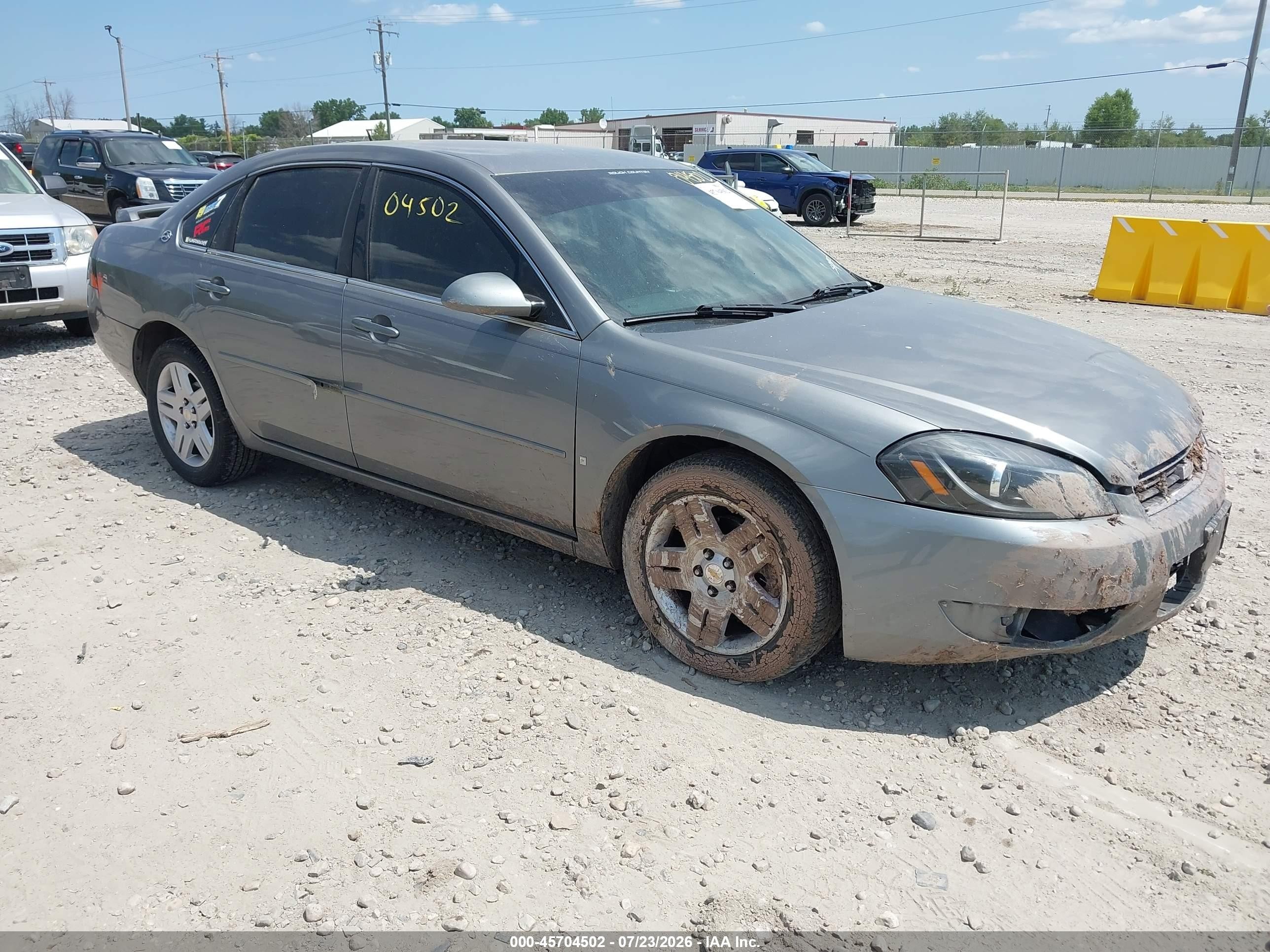 2007 Chevrolet Impala 3.9l Lt Gray vin: 2G1WC58RX79145539