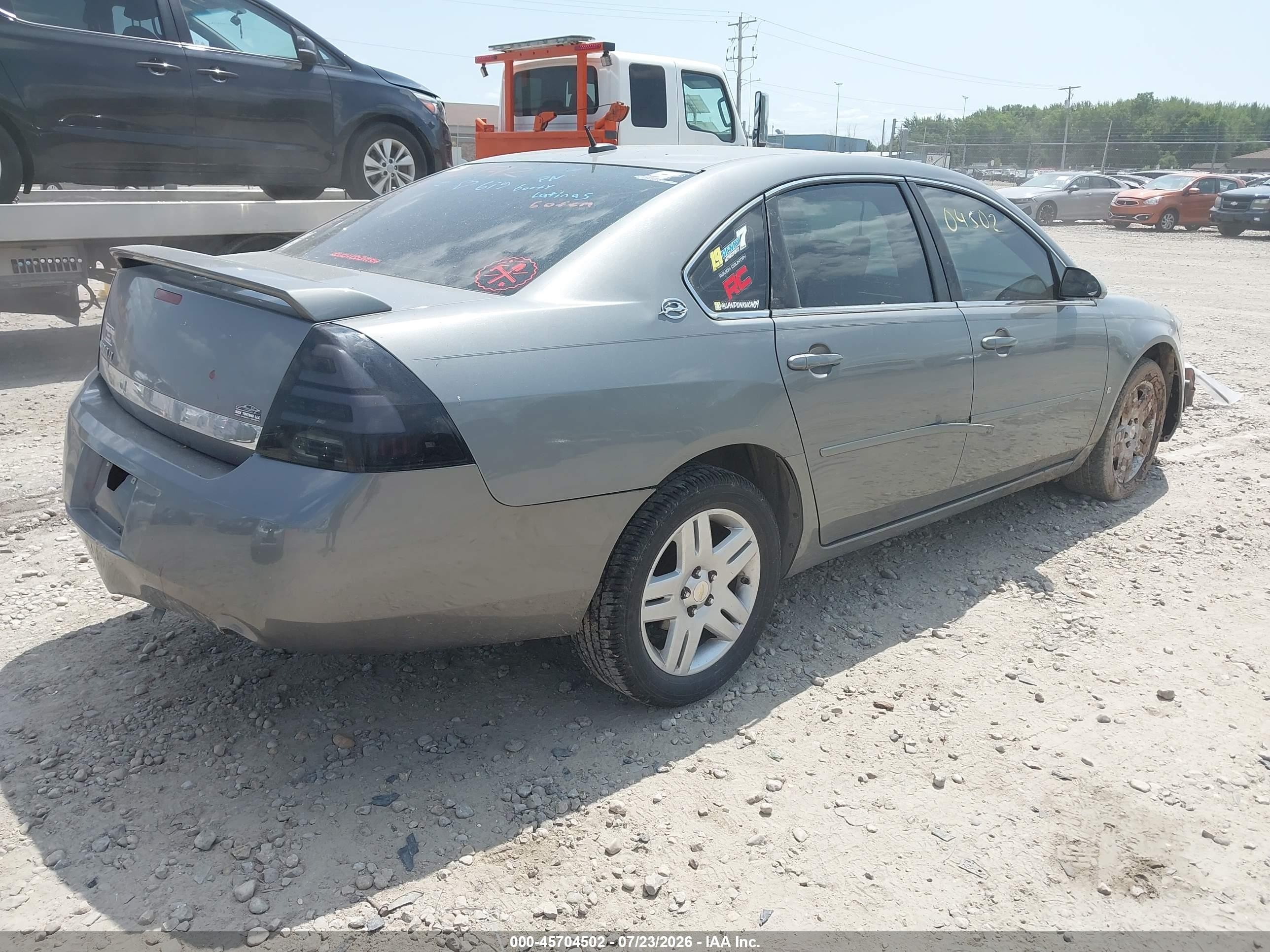 2007 Chevrolet Impala 3.9l Lt Gray vin: 2G1WC58RX79145539
