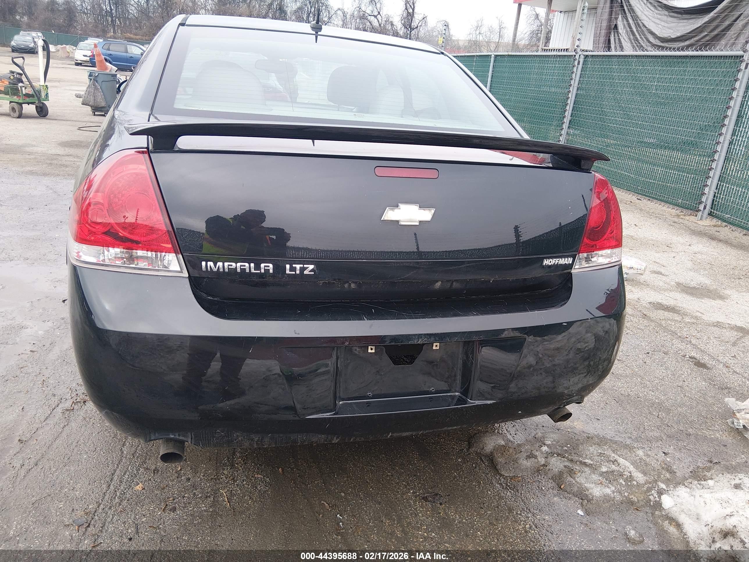 2012 Chevrolet Impala Ltz Black vin: 2G1WC5E30C1144084