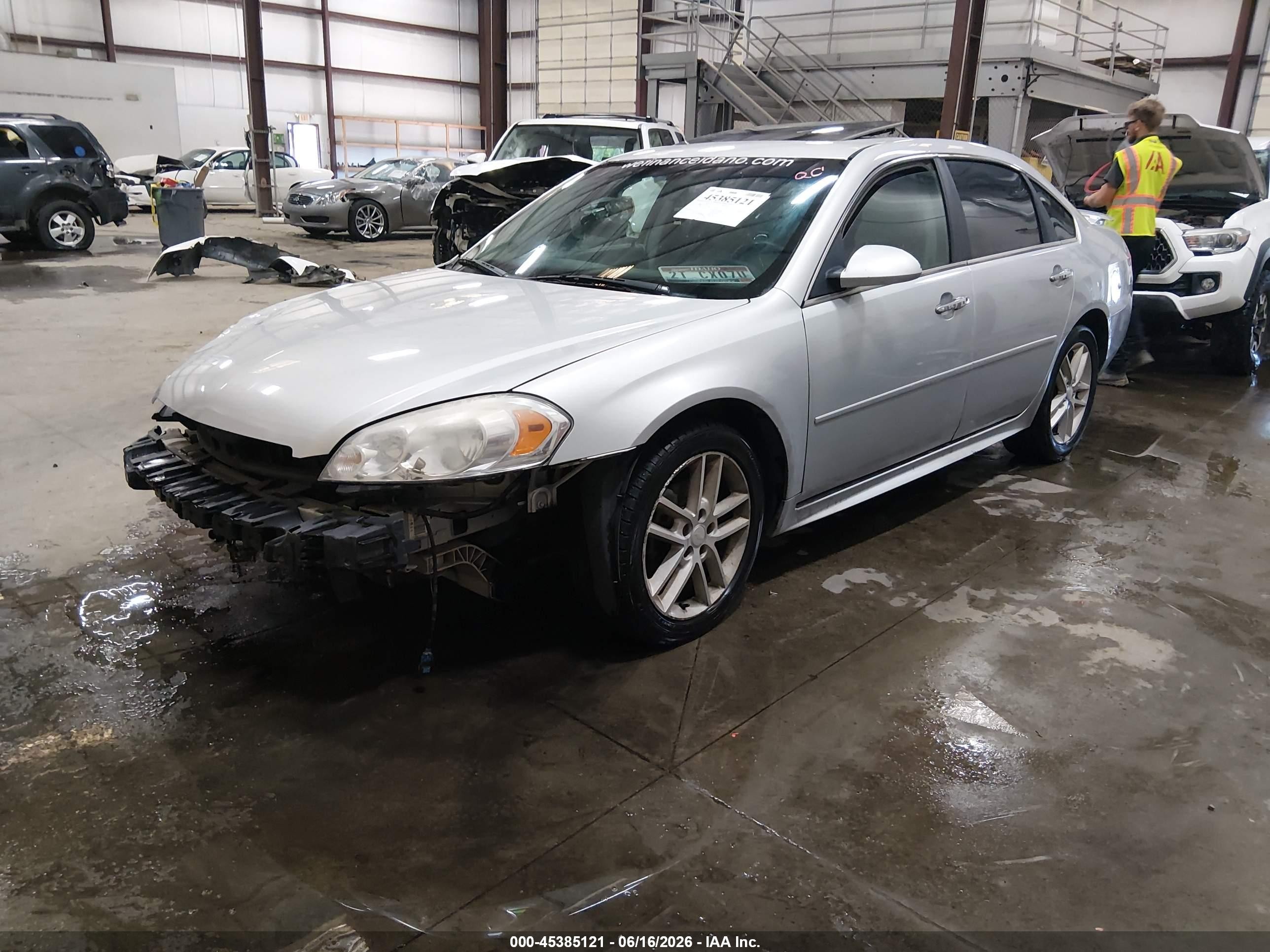 2012 Chevrolet Impala Ltz Silver vin: 2G1WC5E30C1226574