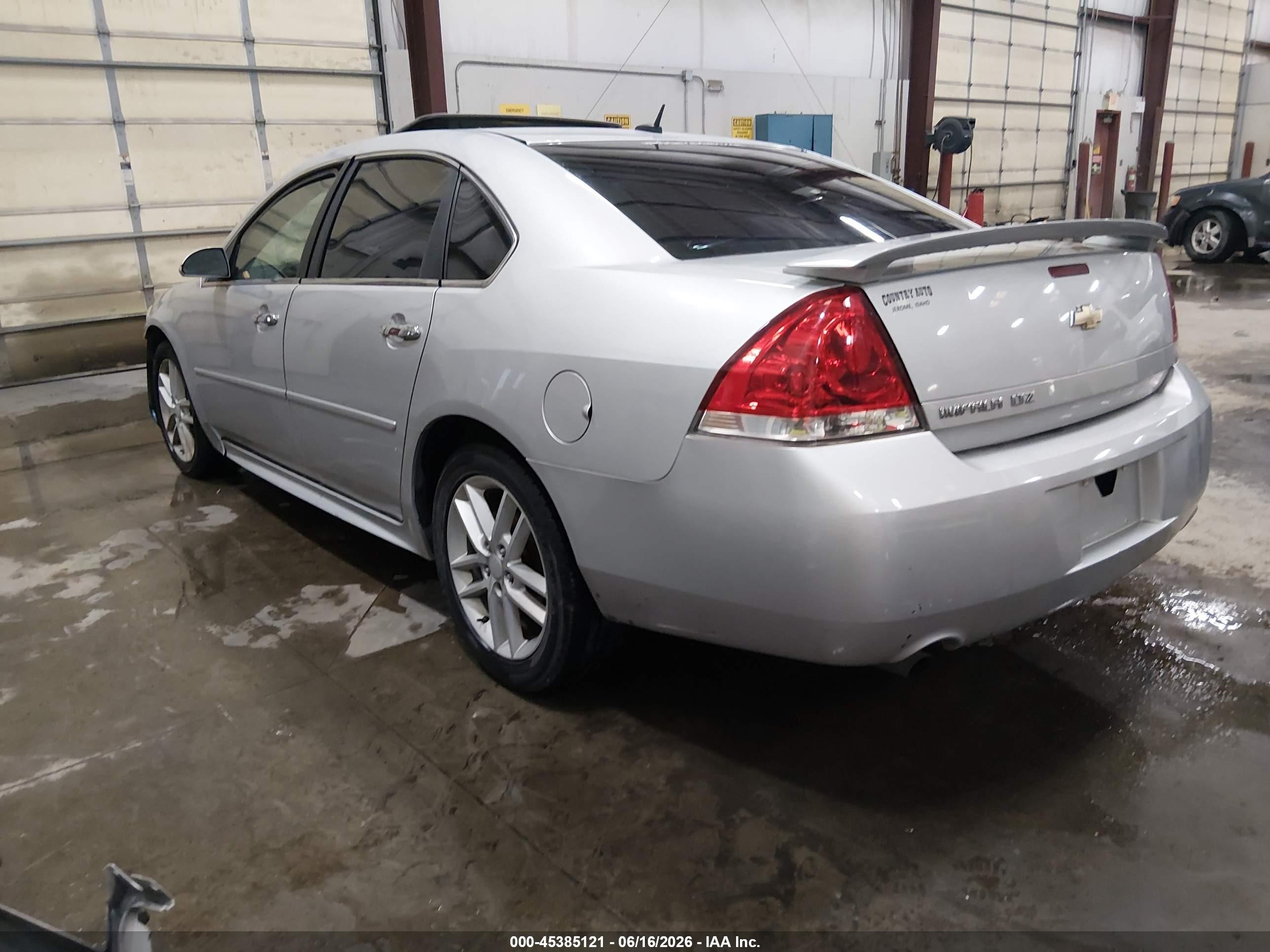 2012 Chevrolet Impala Ltz Silver vin: 2G1WC5E30C1226574