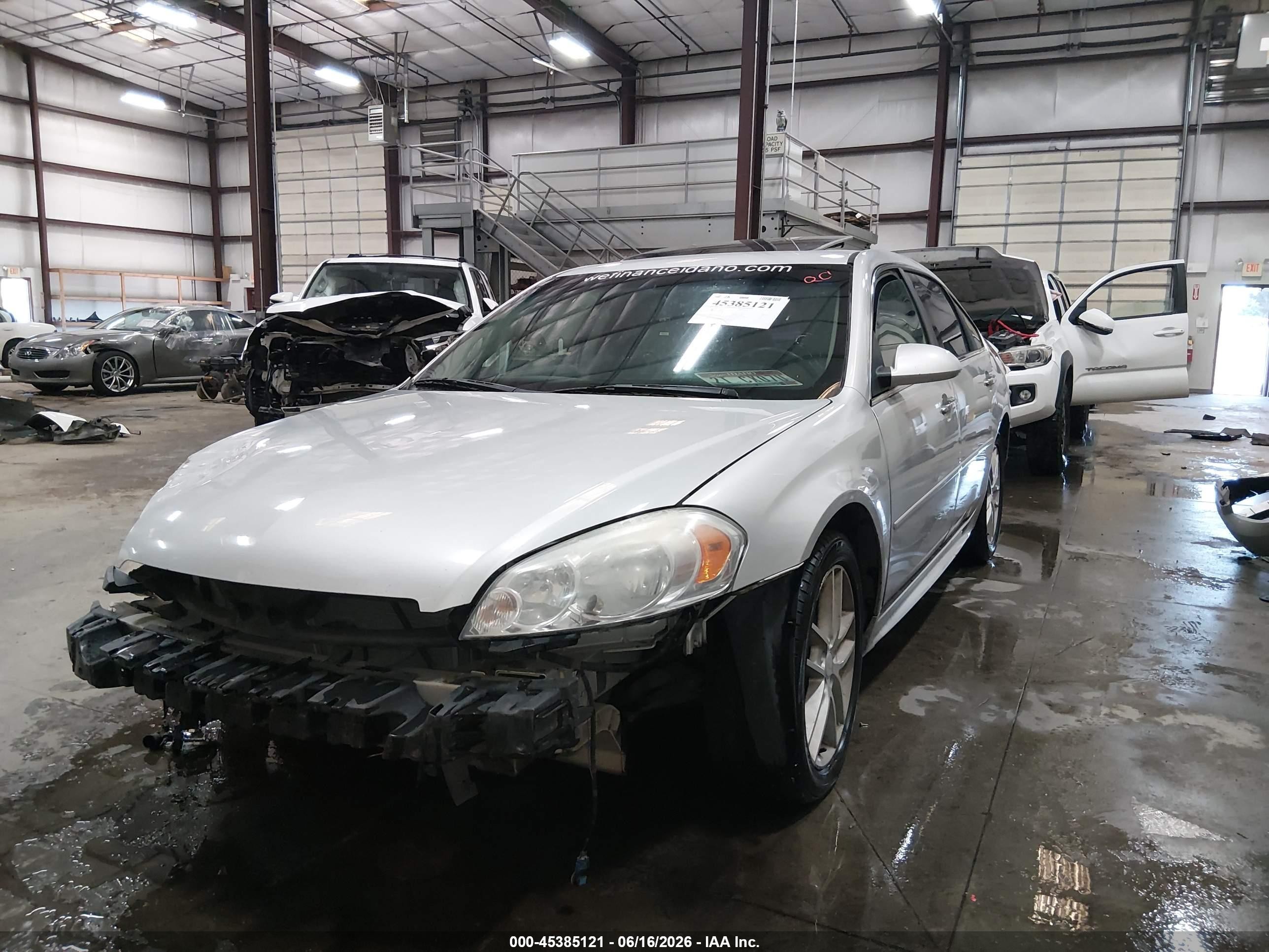 2012 Chevrolet Impala Ltz Silver vin: 2G1WC5E30C1226574
