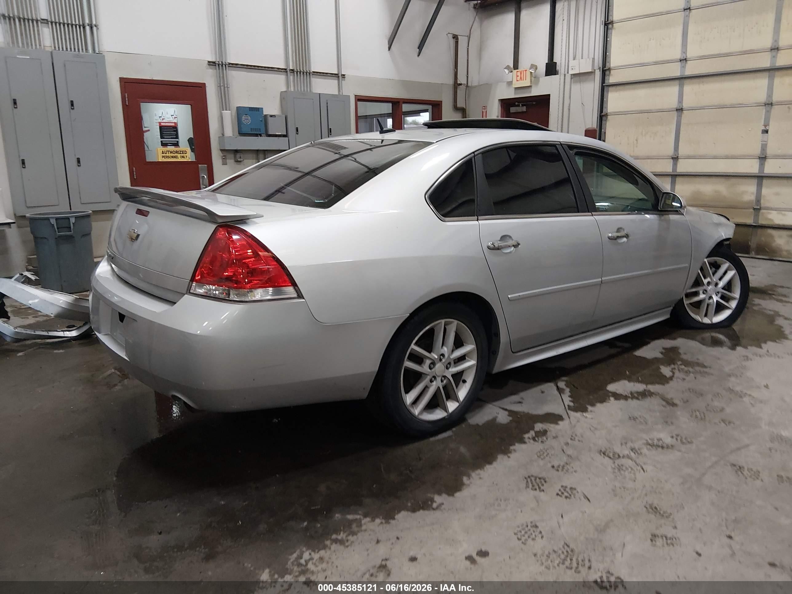 2012 Chevrolet Impala Ltz Silver vin: 2G1WC5E30C1226574