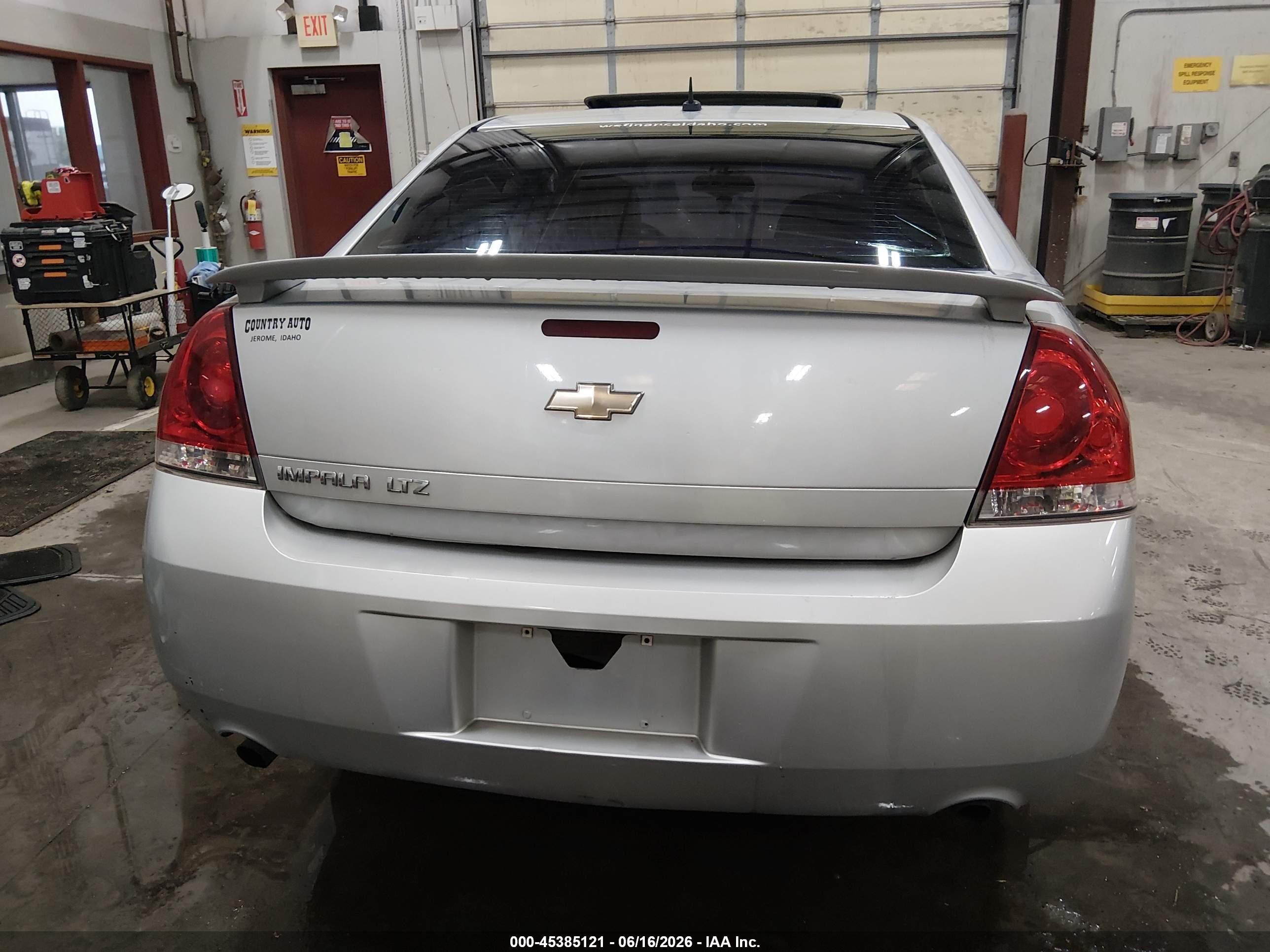 2012 Chevrolet Impala Ltz Silver vin: 2G1WC5E30C1226574