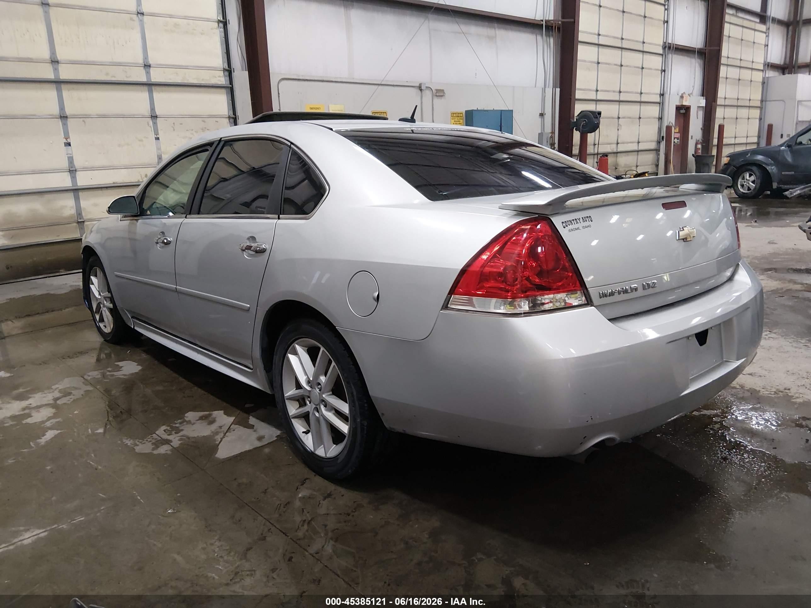 2012 Chevrolet Impala Ltz Silver vin: 2G1WC5E30C1226574