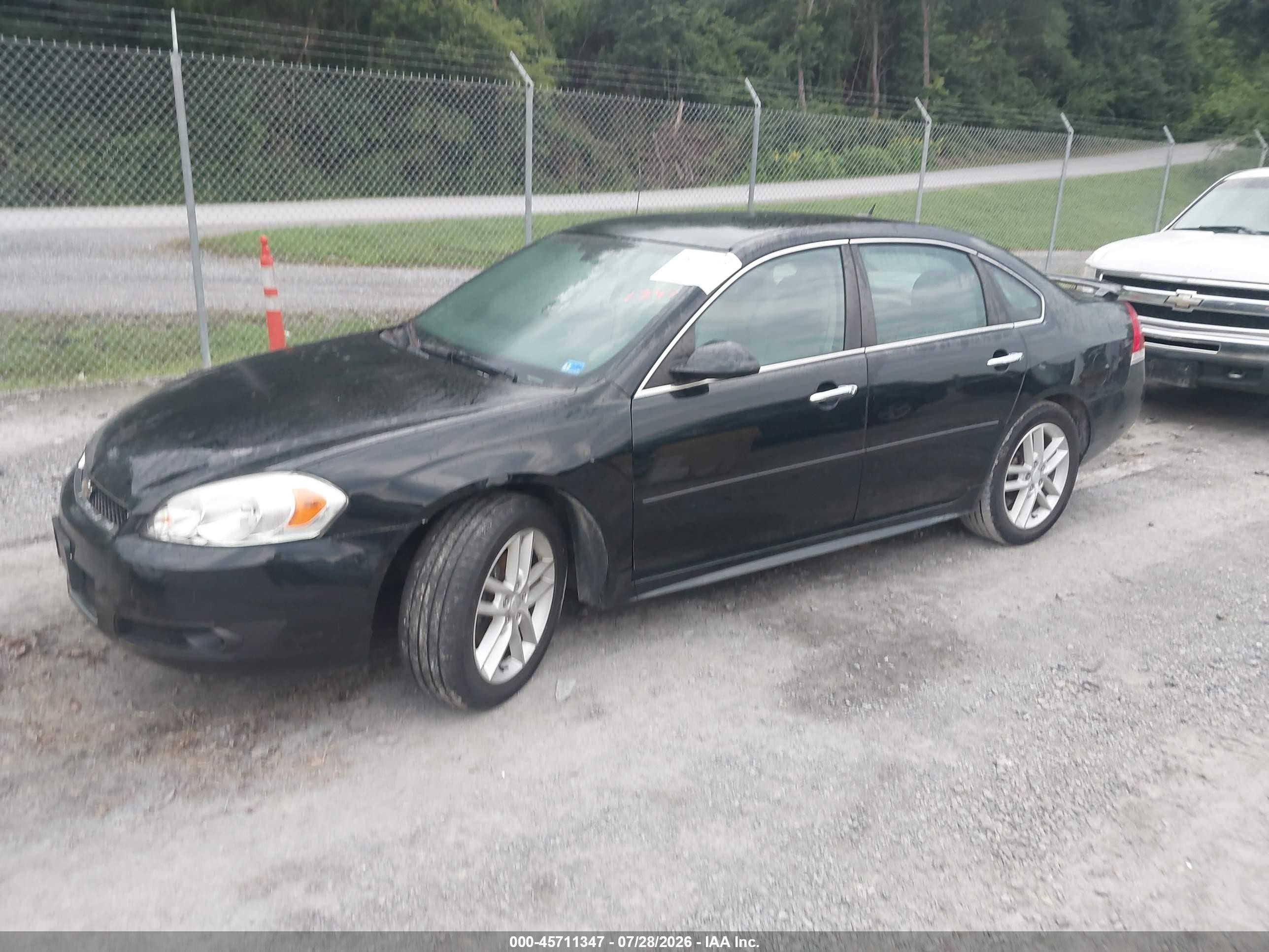 2012 Chevrolet Impala Ltz Black vin: 2G1WC5E30C1251779