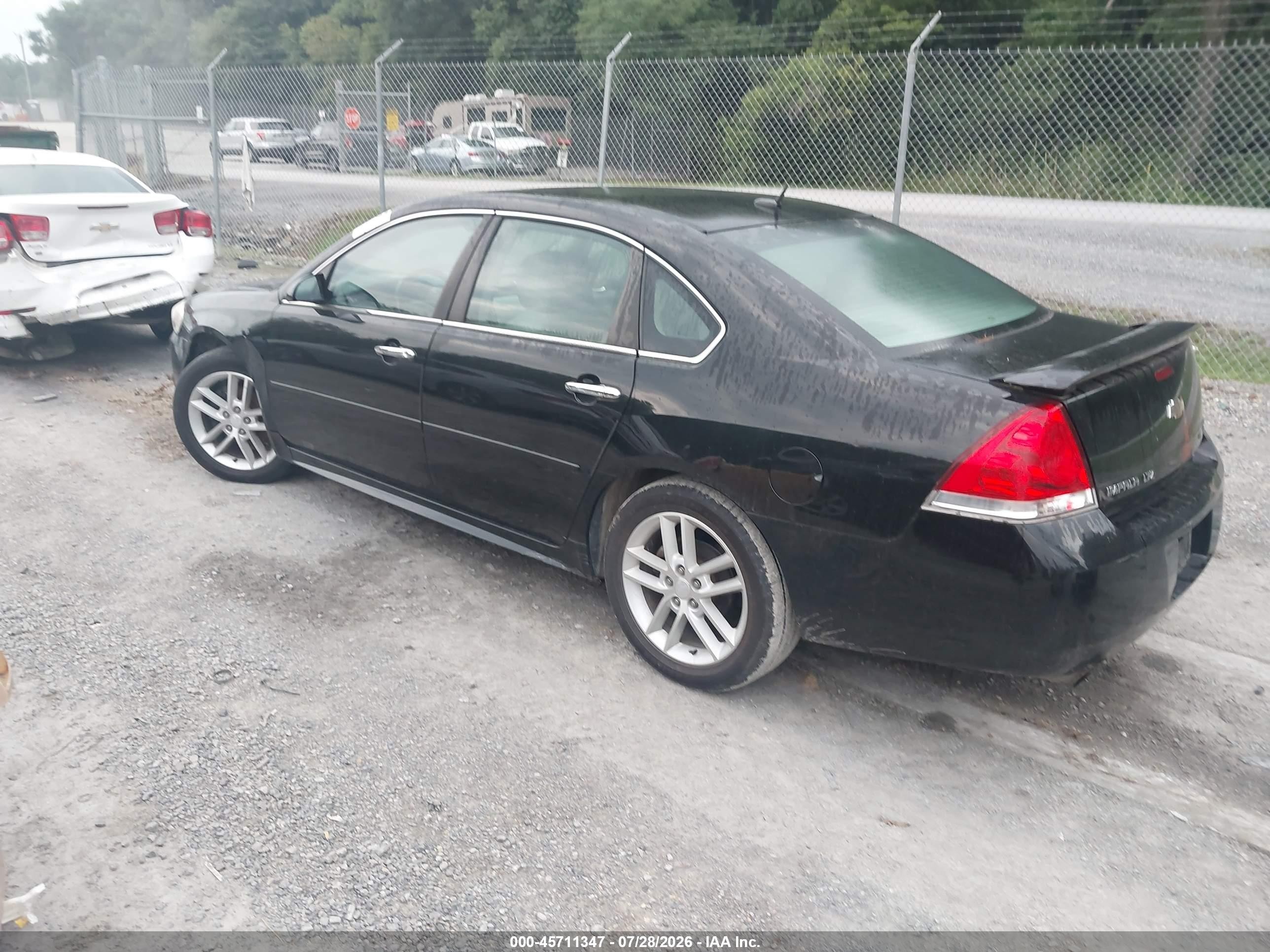 2012 Chevrolet Impala Ltz Black vin: 2G1WC5E30C1251779
