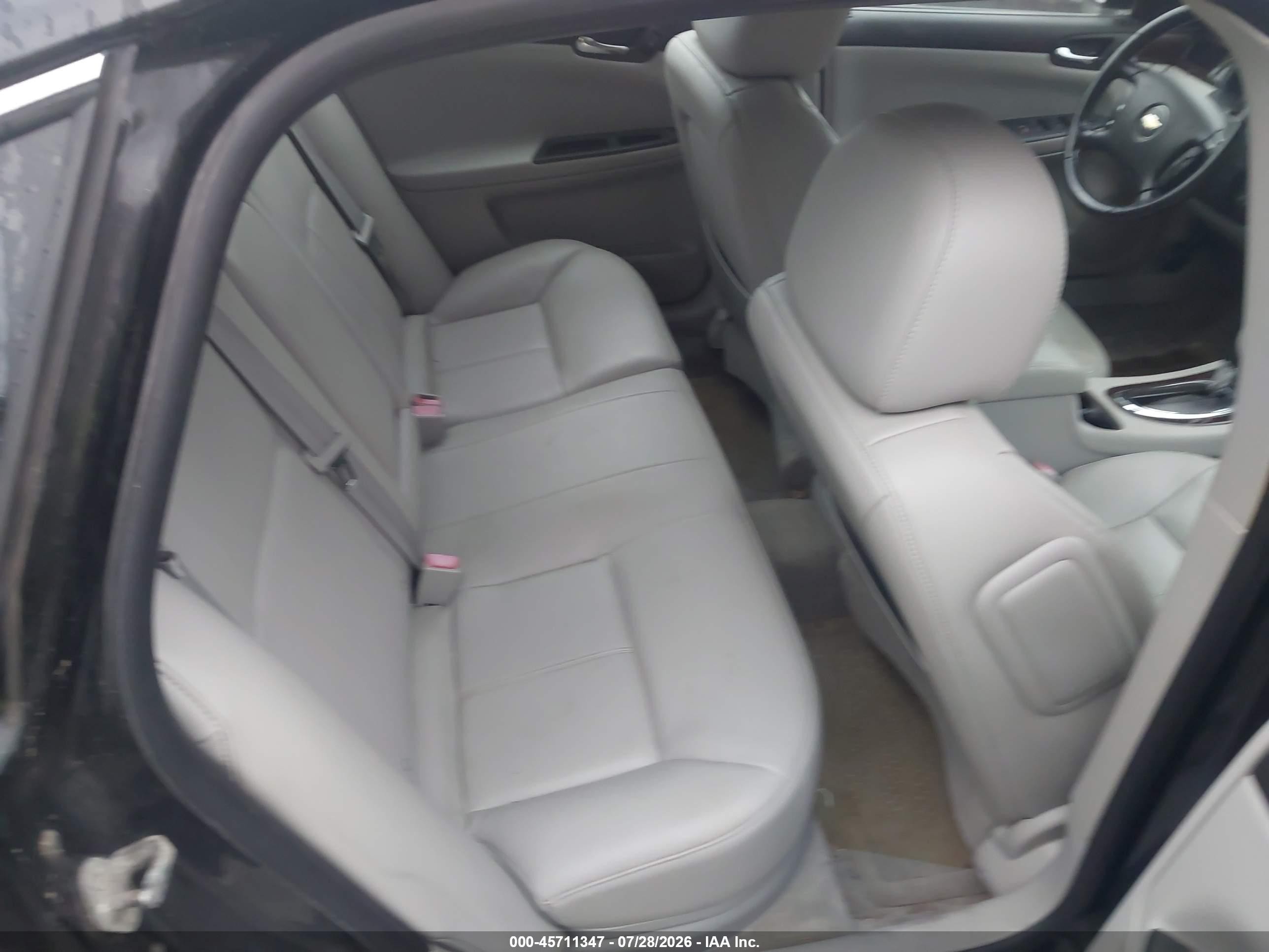 2012 Chevrolet Impala Ltz Black vin: 2G1WC5E30C1251779