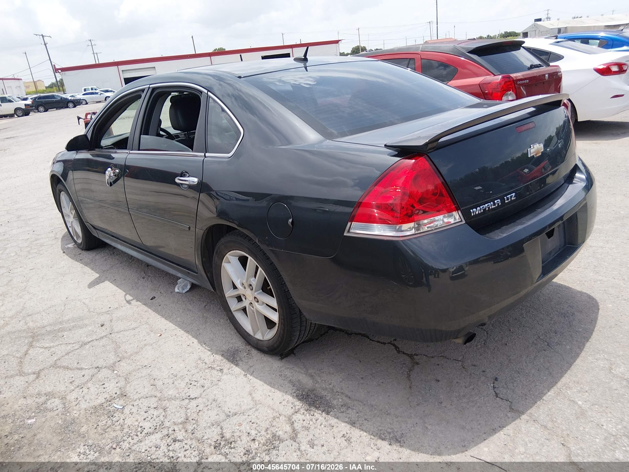2012 Chevrolet Impala Ltz Black vin: 2G1WC5E30C1279632