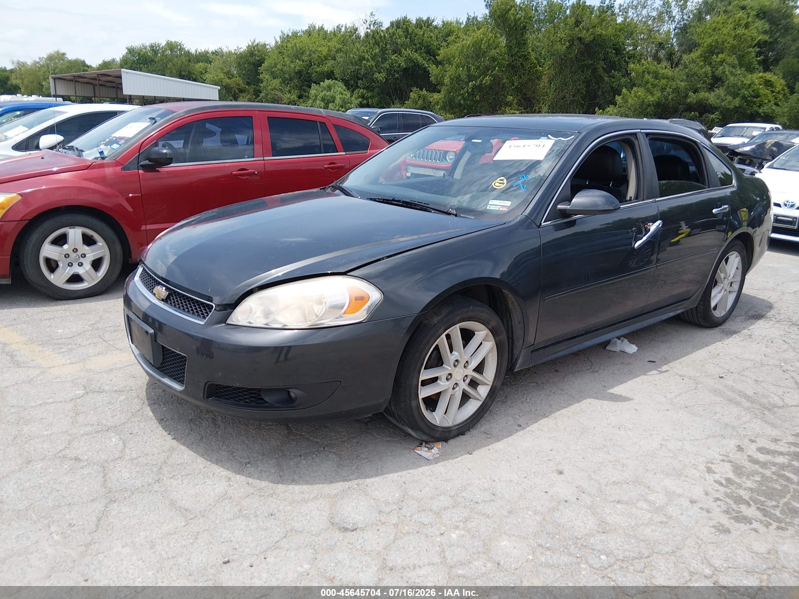 2012 Chevrolet Impala Ltz Black vin: 2G1WC5E30C1279632