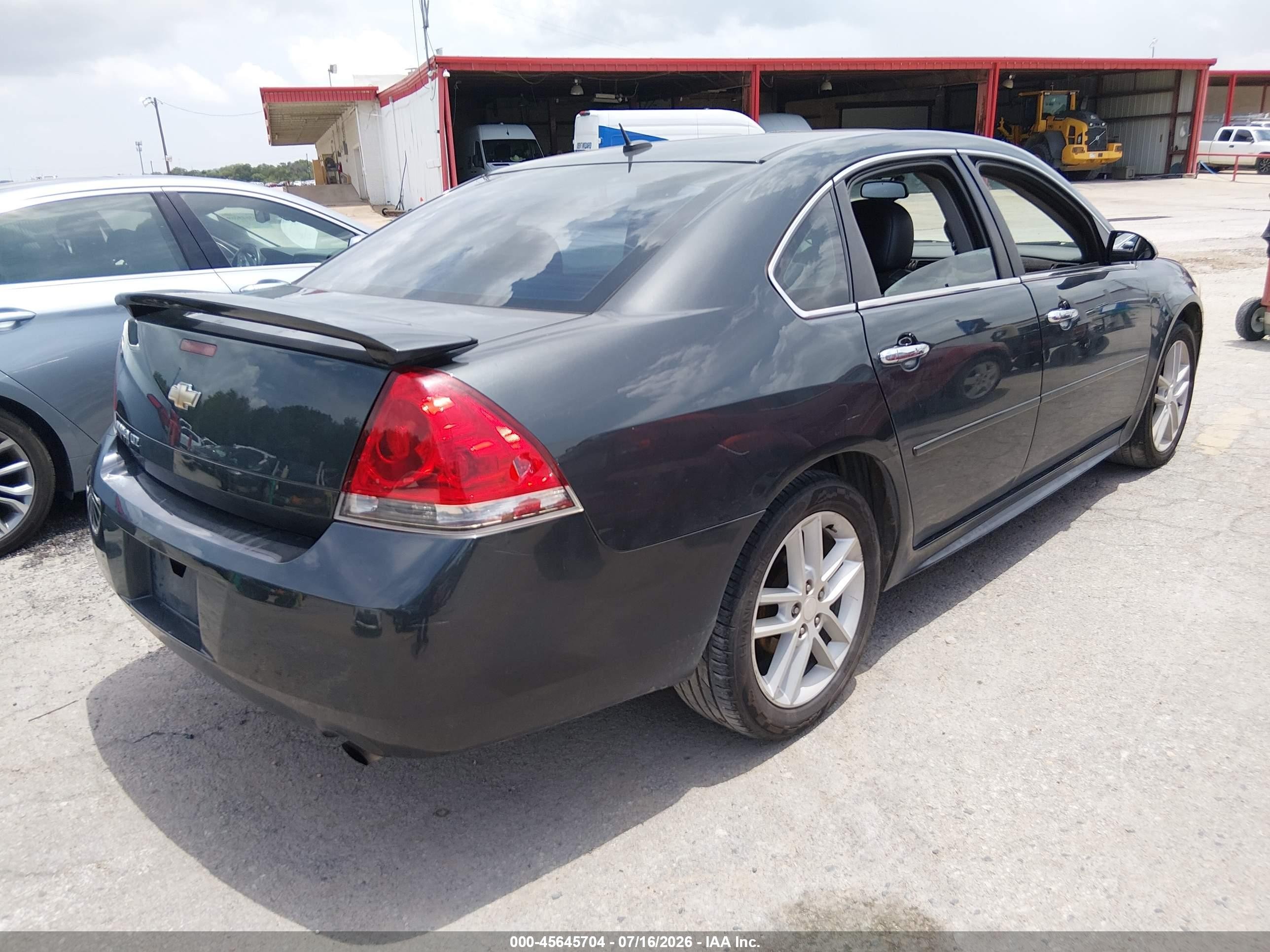 2012 Chevrolet Impala Ltz Black vin: 2G1WC5E30C1279632