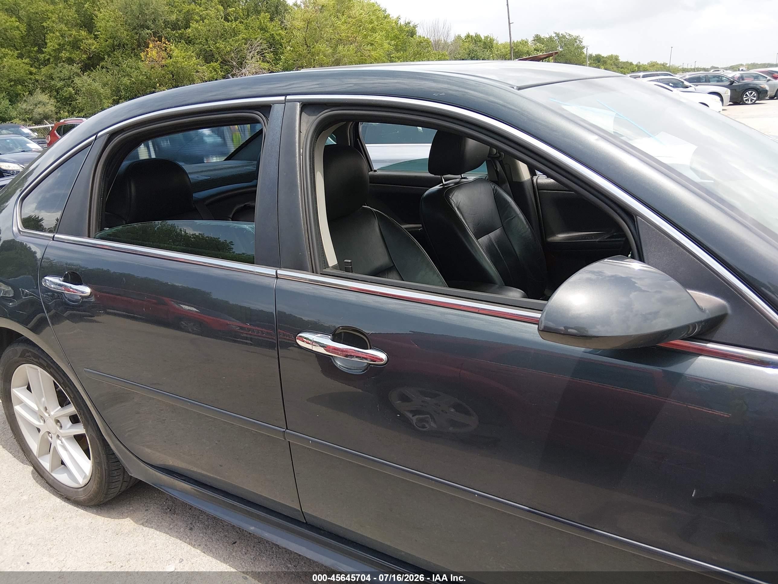 2012 Chevrolet Impala Ltz Black vin: 2G1WC5E30C1279632