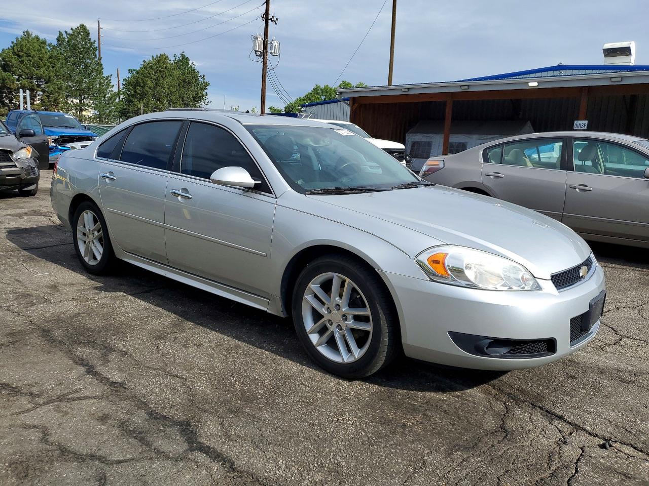 2013 Chevrolet Impala Ltz Silver vin: 2G1WC5E30D1105383