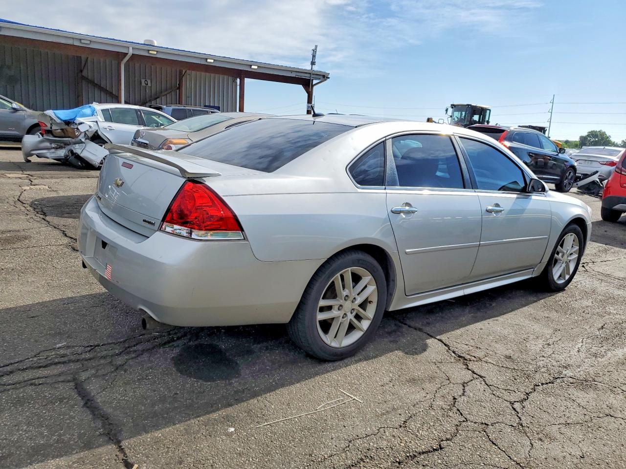 2013 Chevrolet Impala Ltz Silver vin: 2G1WC5E30D1105383