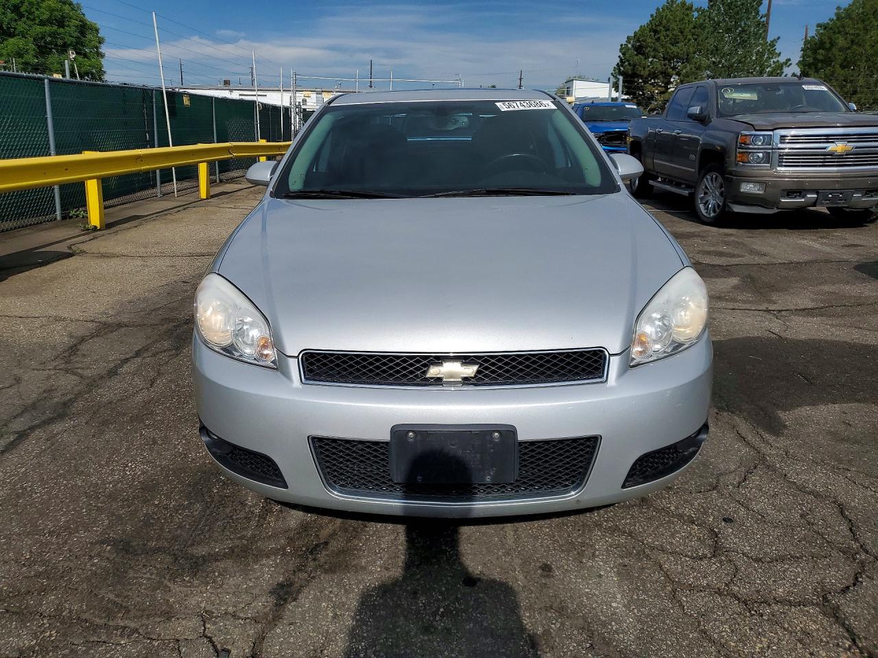 2013 Chevrolet Impala Ltz Silver vin: 2G1WC5E30D1105383