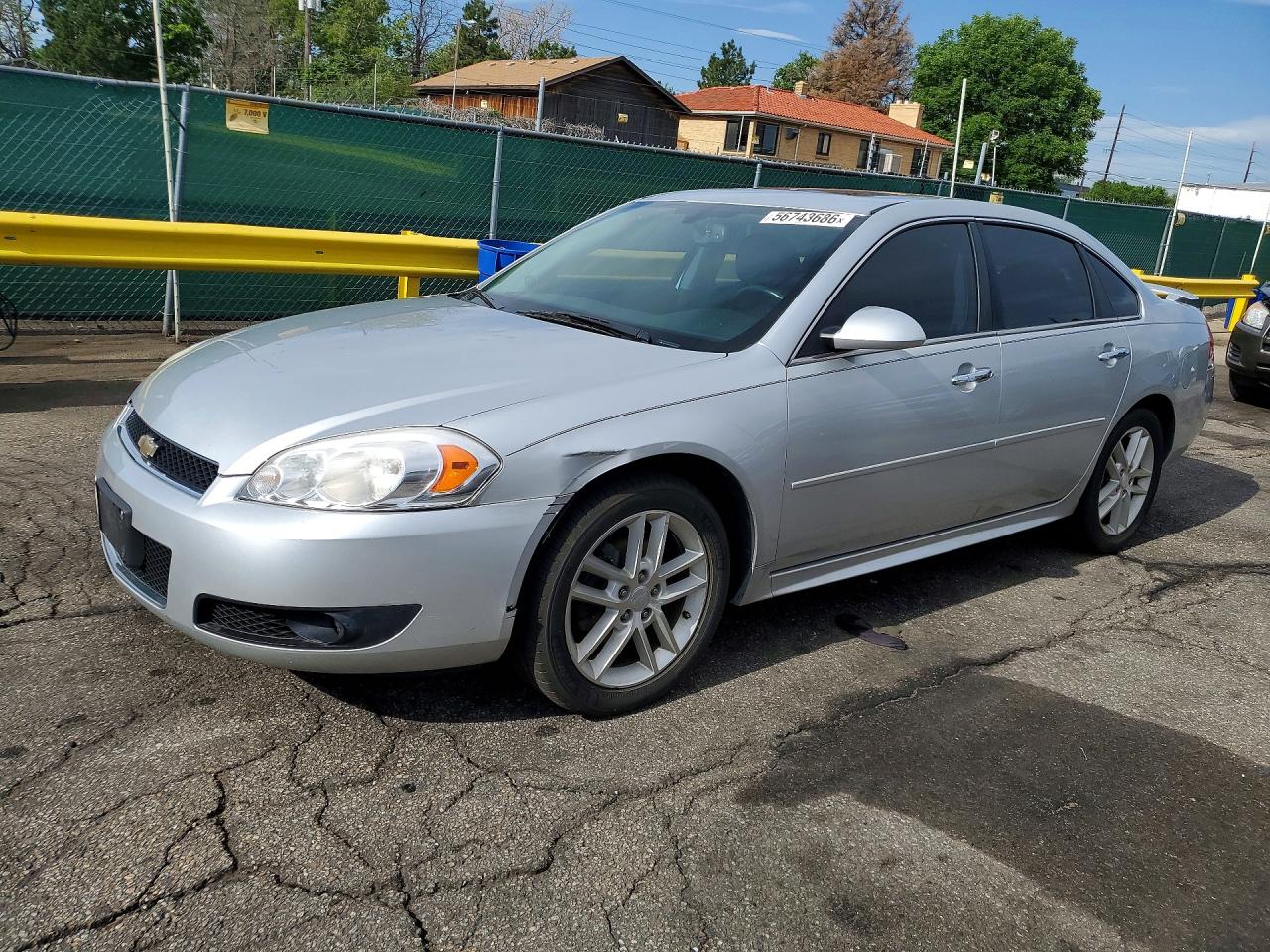 2013 Chevrolet Impala Ltz Silver vin: 2G1WC5E30D1105383