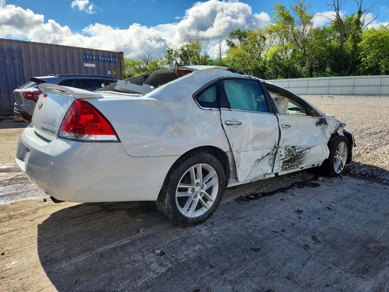 2013 Chevrolet Impala Ltz White vin: 2G1WC5E30D1164675