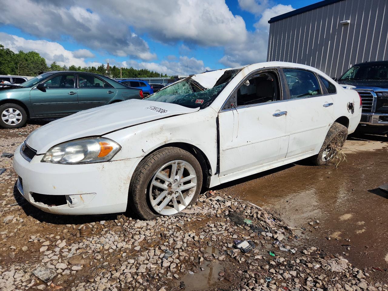 2013 Chevrolet Impala Ltz White vin: 2G1WC5E30D1164675