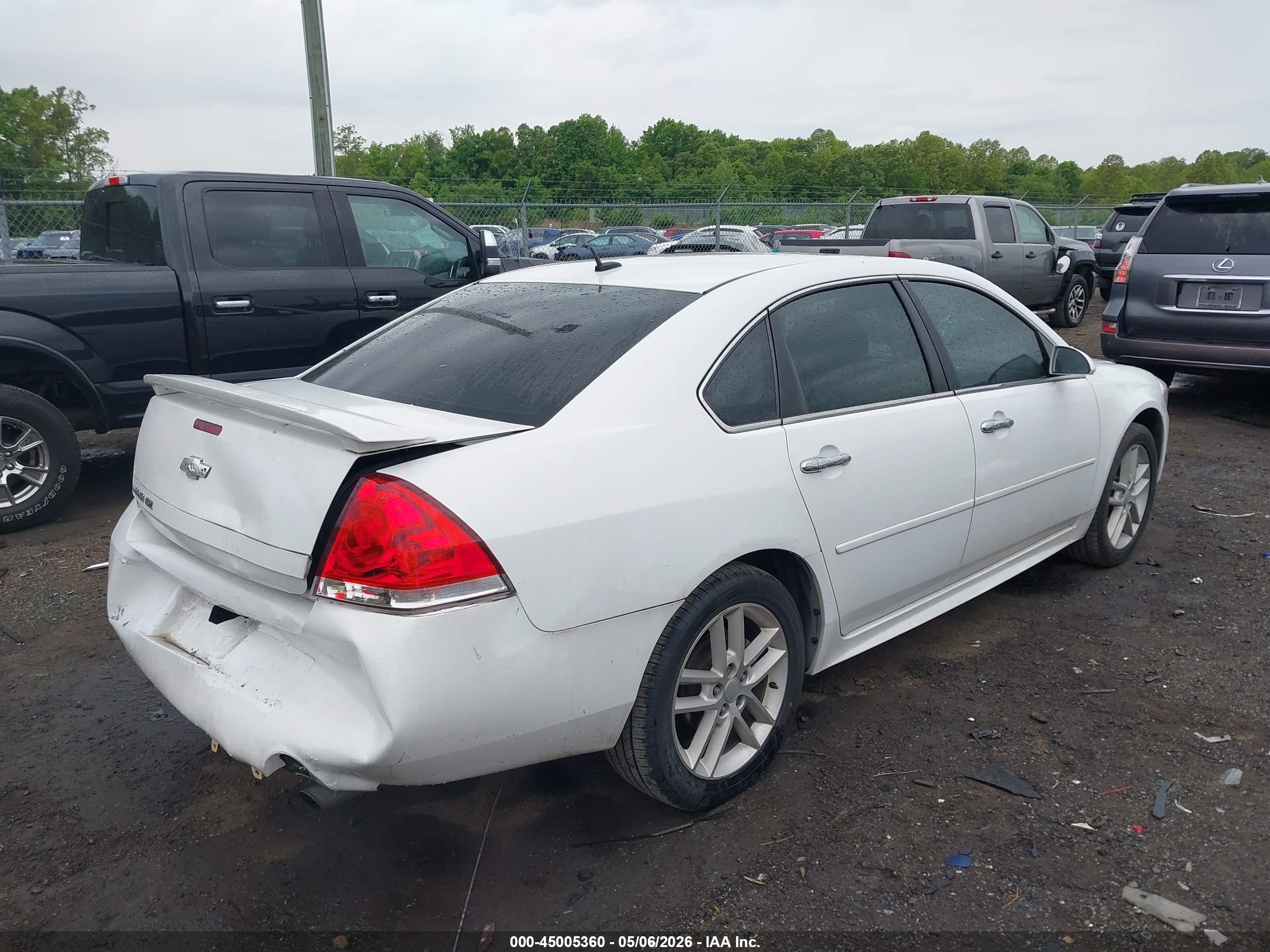 2013 Chevrolet Impala Ltz Белый vin: 2G1WC5E30D1193996