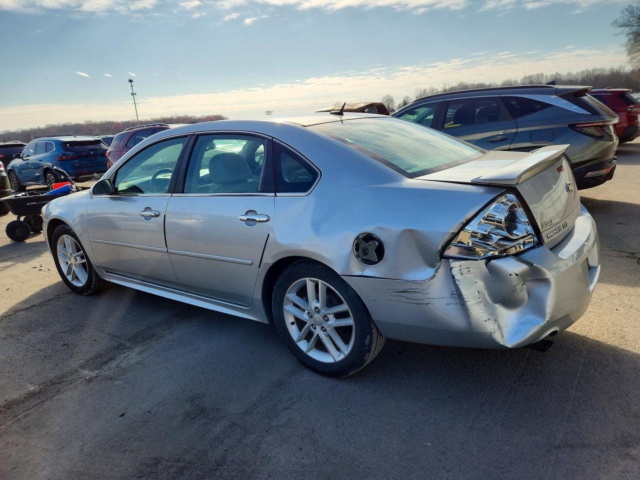2014 Chevrolet Impala Limited Ltz Silver vin: 2G1WC5E30E1104607