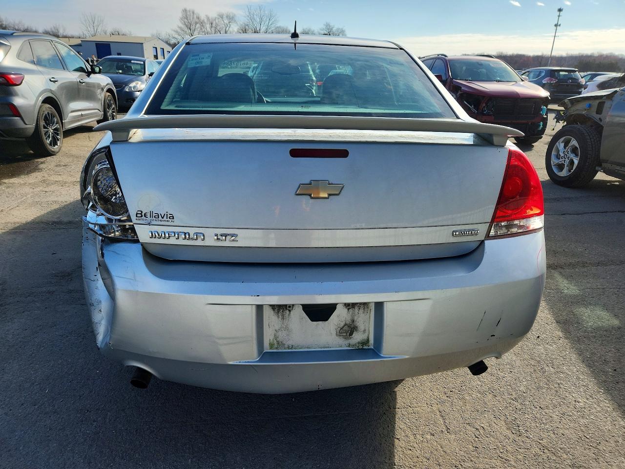 2014 Chevrolet Impala Limited Ltz Silver vin: 2G1WC5E30E1104607
