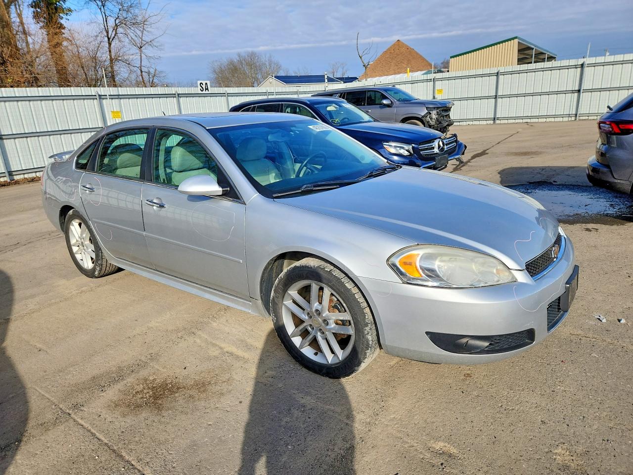 2014 Chevrolet Impala Limited Ltz Silver vin: 2G1WC5E30E1104607