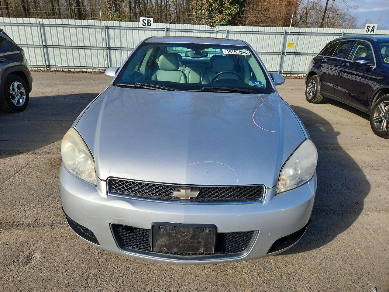 2014 Chevrolet Impala Limited Ltz Silver vin: 2G1WC5E30E1104607