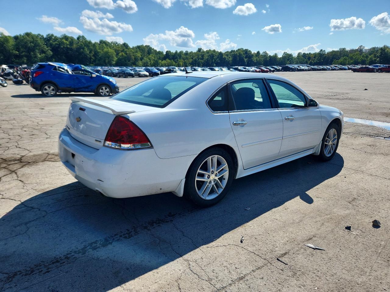 2014 Chevrolet Impala Limited Ltz White vin: 2G1WC5E30E1122265