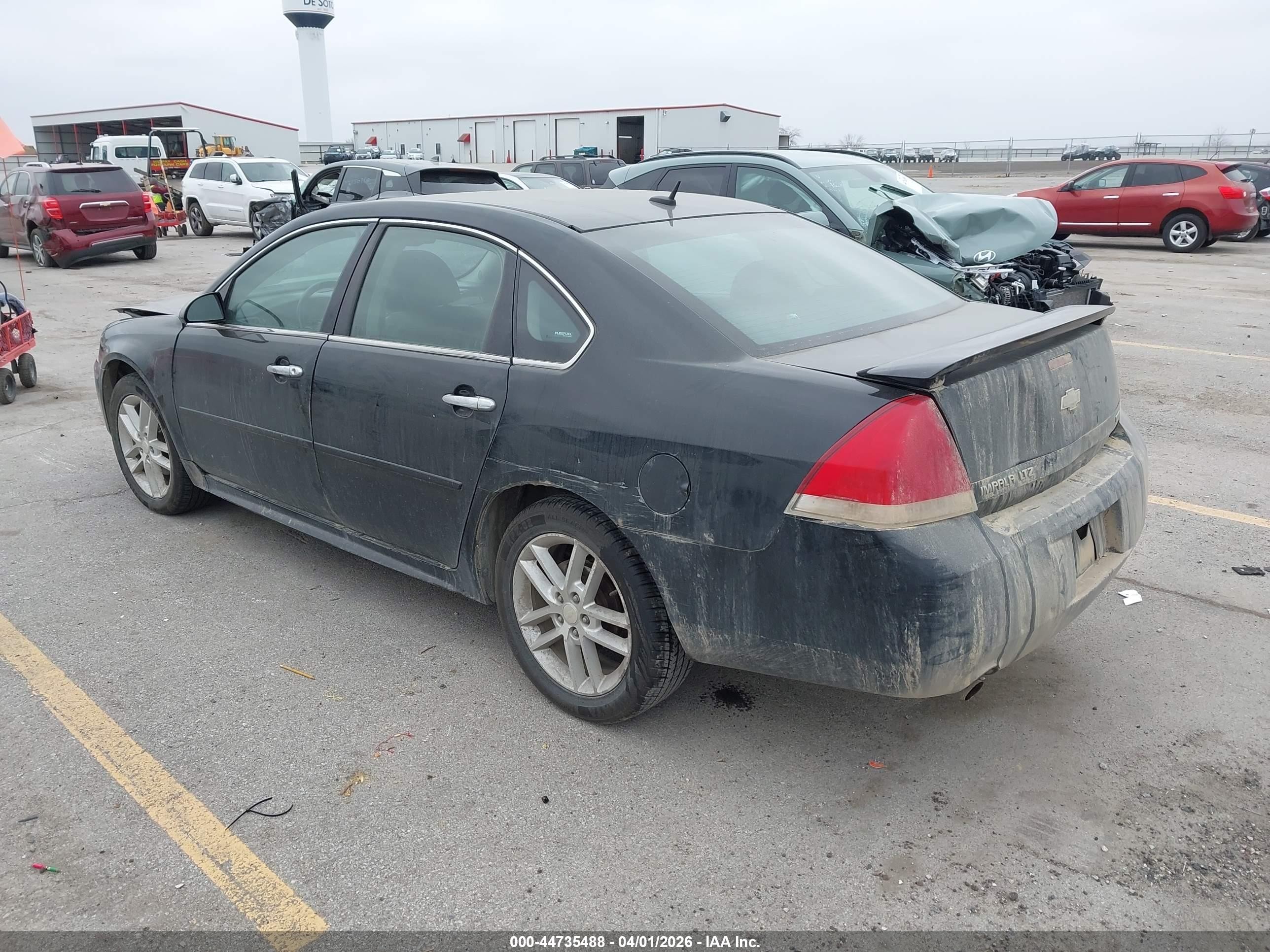 2014 Chevrolet Impala Limited Ltz Black vin: 2G1WC5E30E1146047