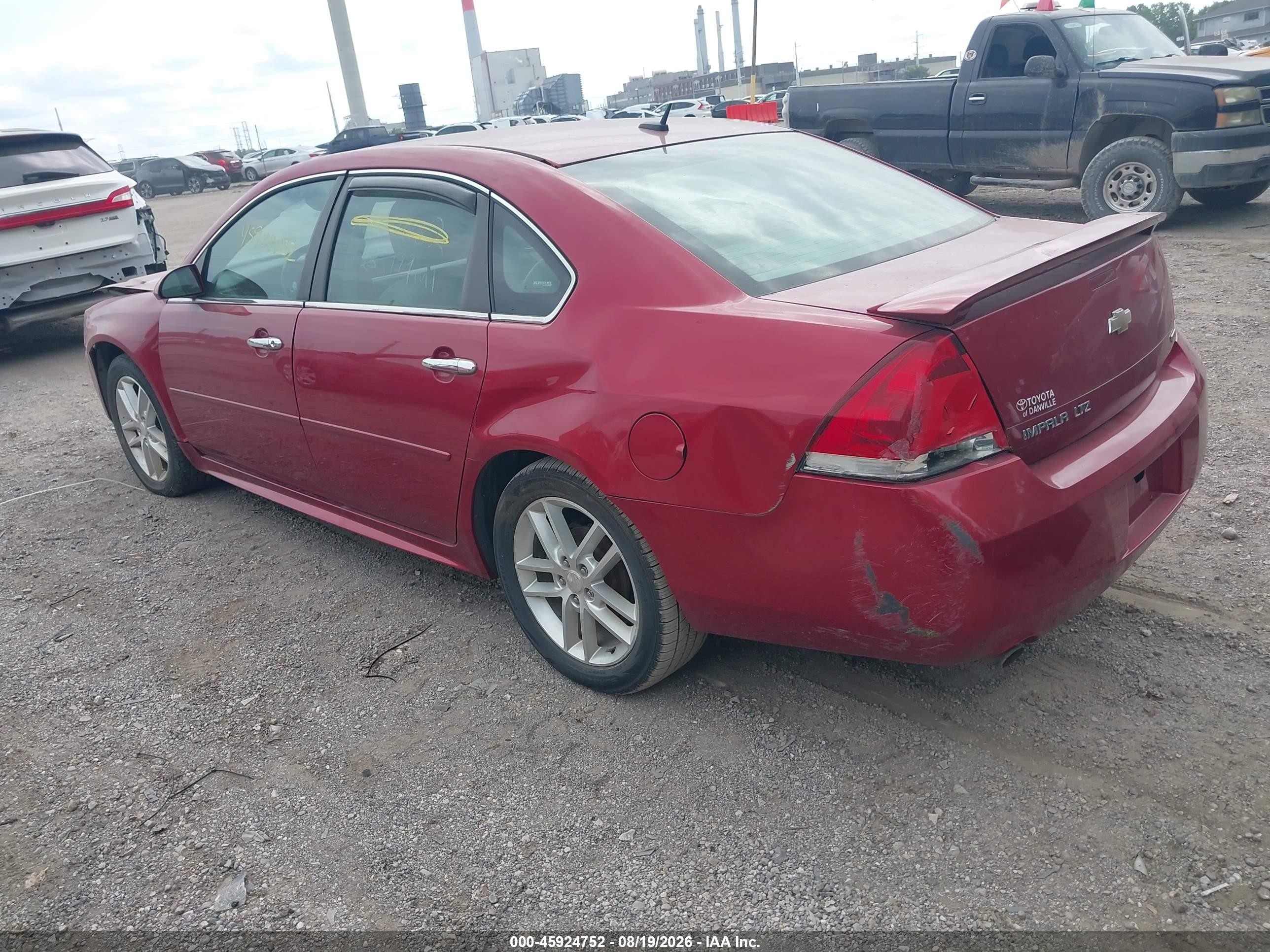 2014 Chevrolet Impala Limited Ltz Red vin: 2G1WC5E30E1163284