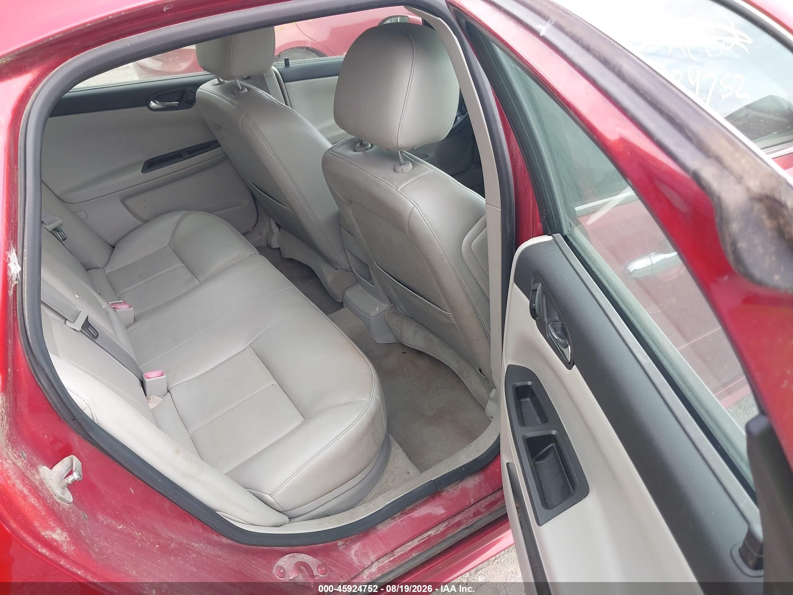 2014 Chevrolet Impala Limited Ltz Red vin: 2G1WC5E30E1163284