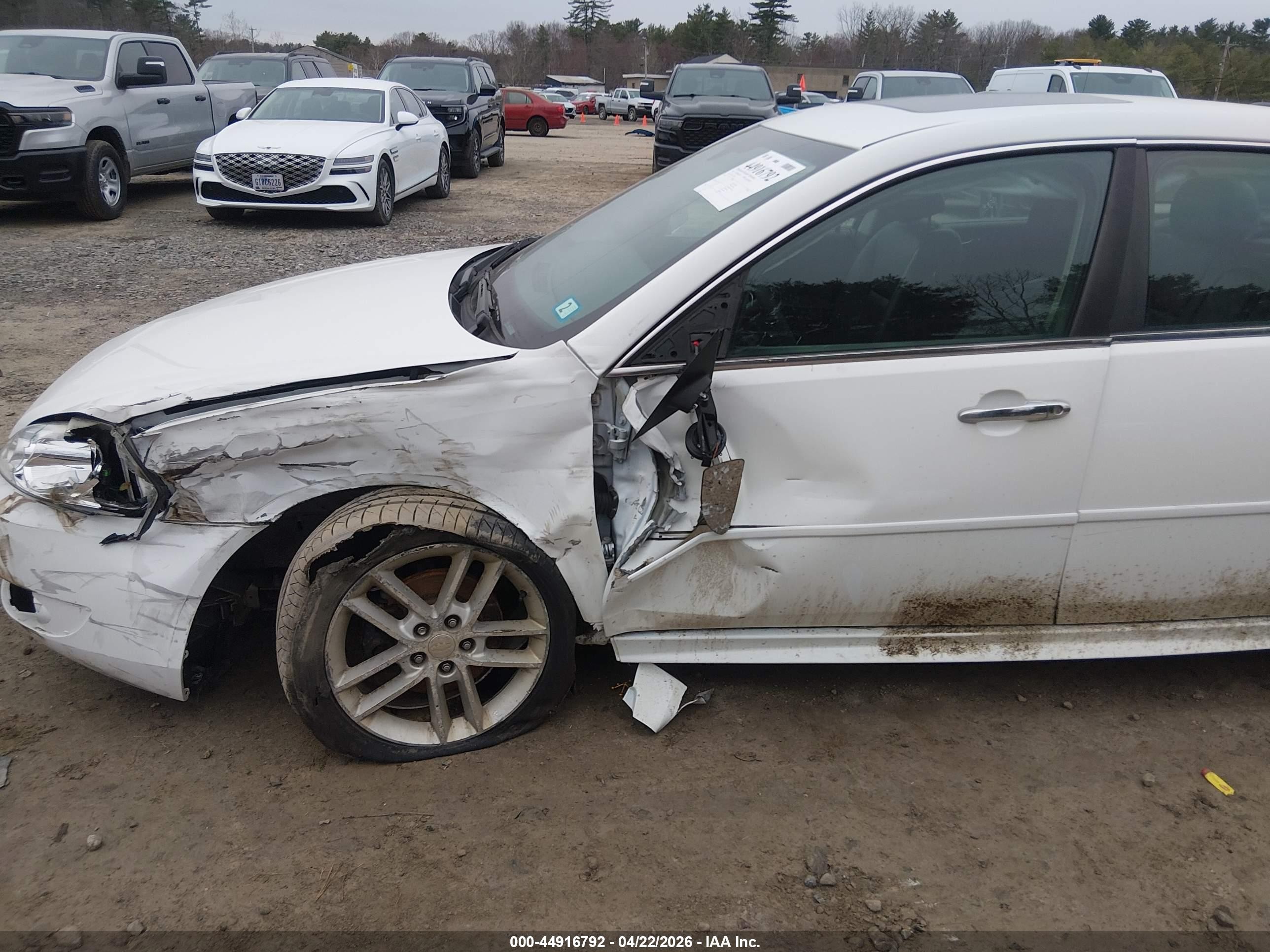 2015 Chevrolet Impala Limited Ltz White vin: 2G1WC5E30F1148902
