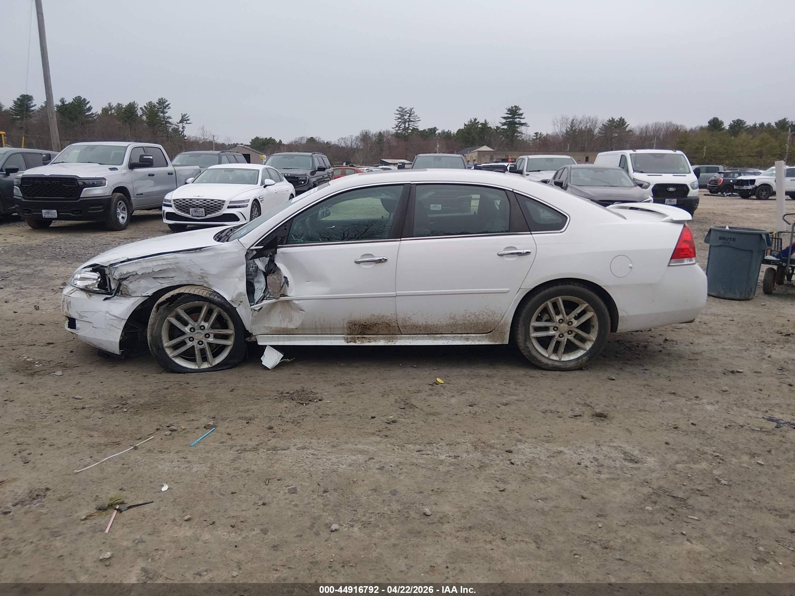 2015 Chevrolet Impala Limited Ltz White vin: 2G1WC5E30F1148902