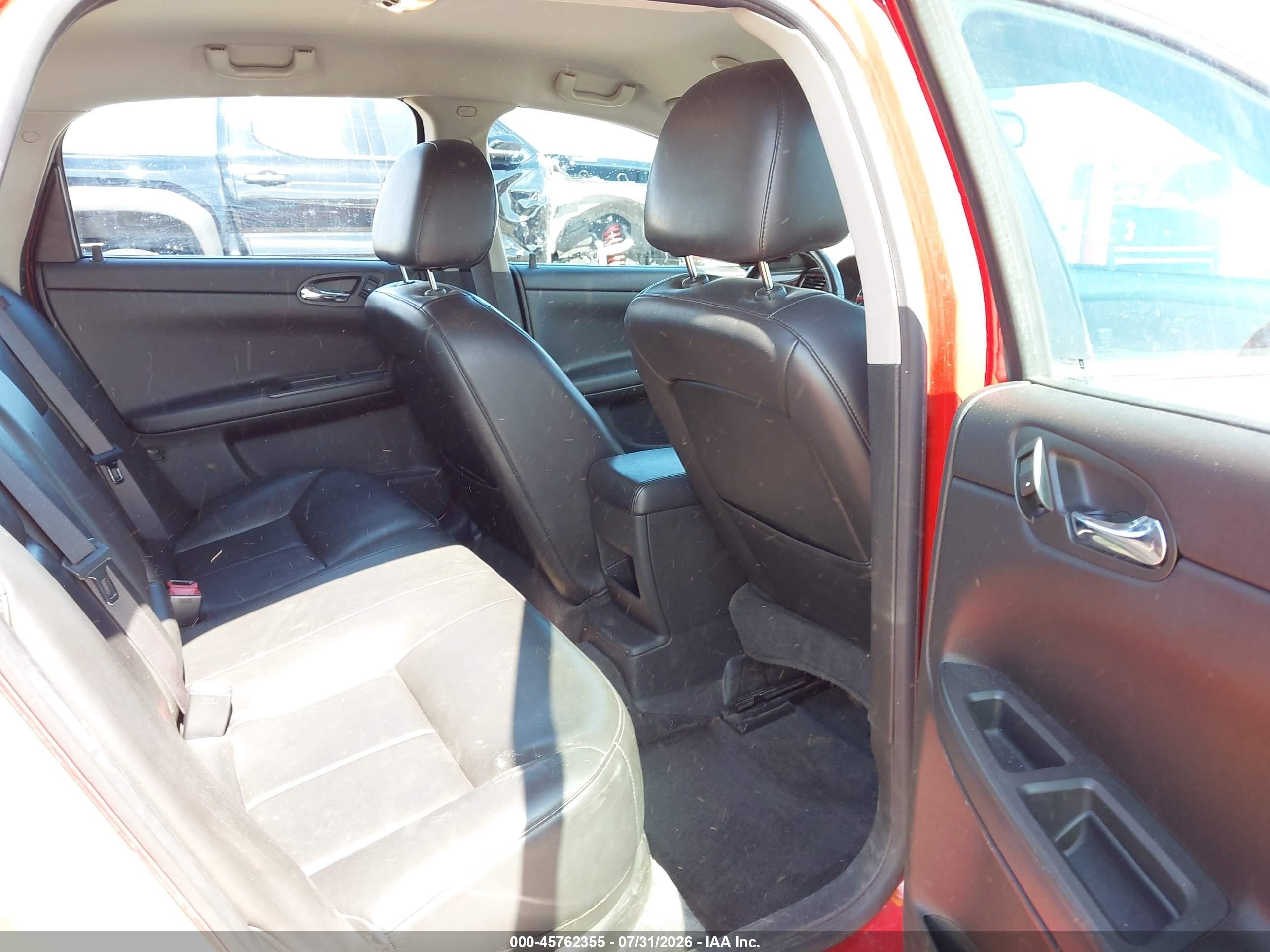 2012 Chevrolet Impala Ltz Red vin: 2G1WC5E31C1216099