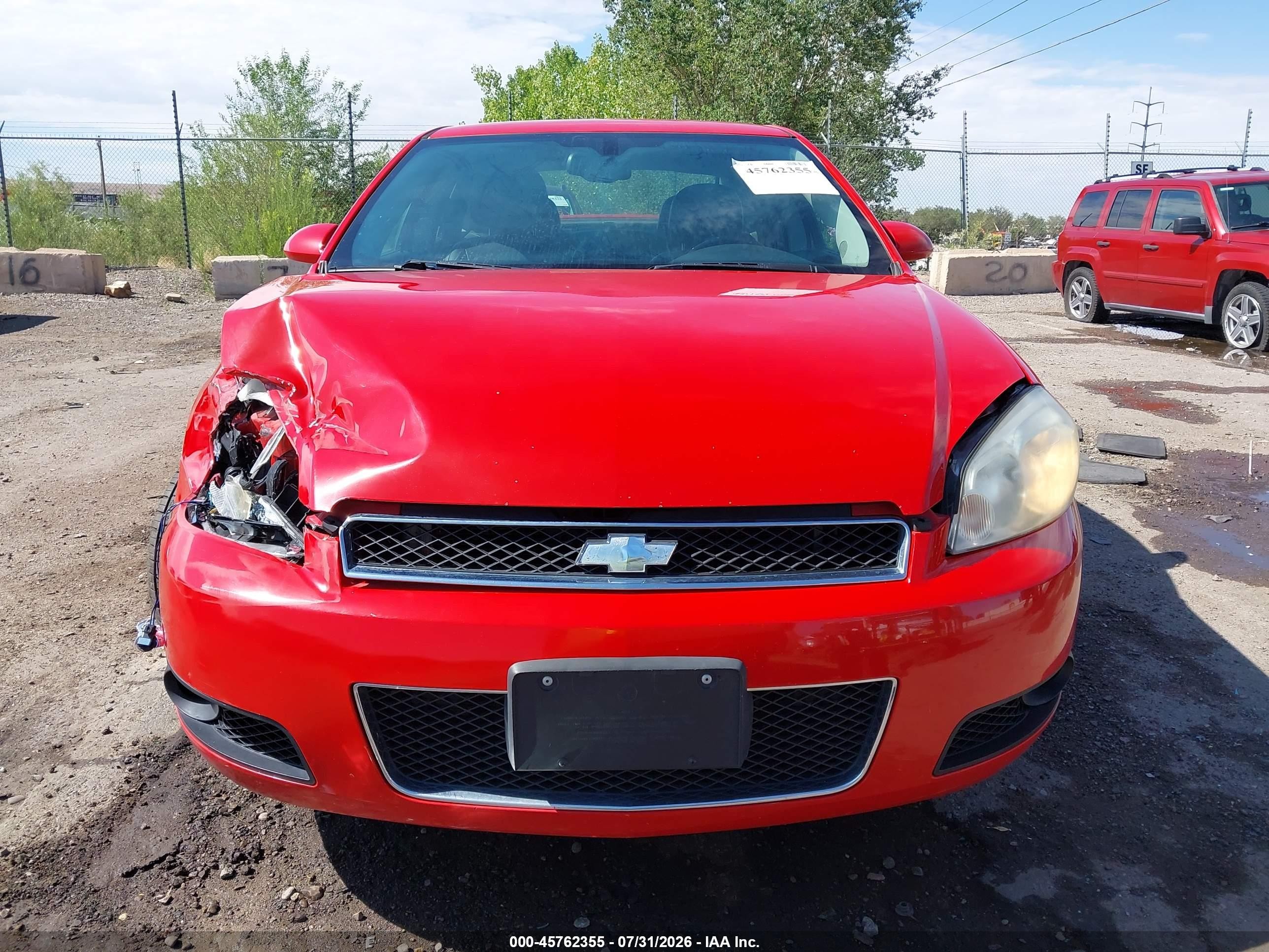 2012 Chevrolet Impala Ltz Red vin: 2G1WC5E31C1216099