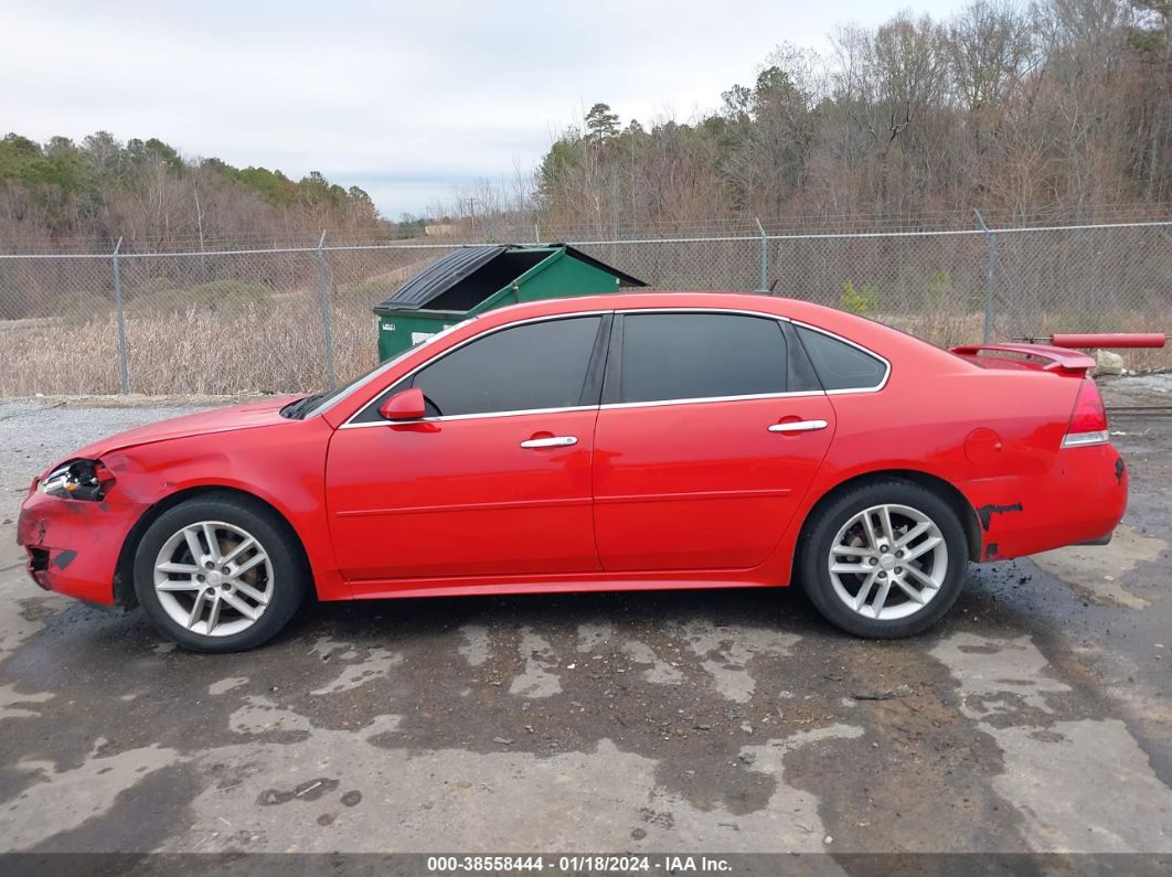 2013 Chevrolet Impala Ltz Red vin: 2G1WC5E31D1189424