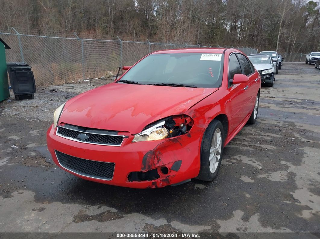 2013 Chevrolet Impala Ltz Red vin: 2G1WC5E31D1189424