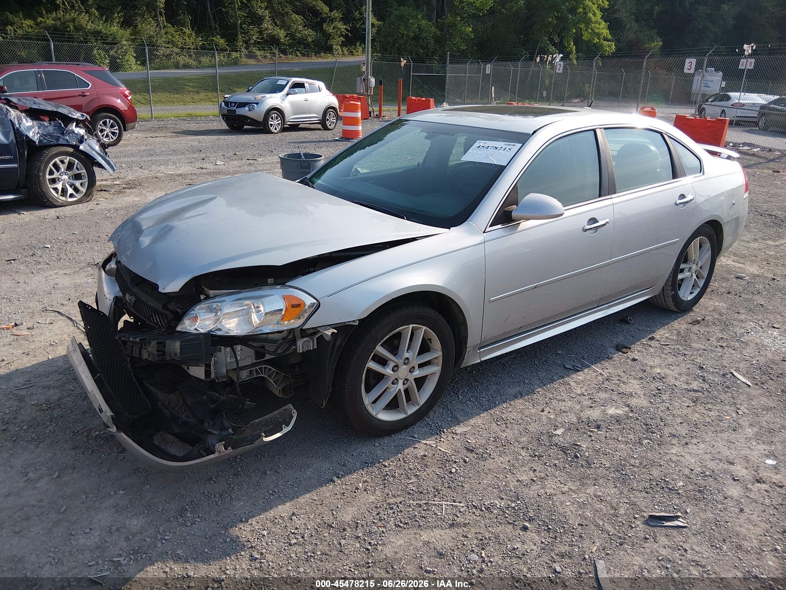 2013 Chevrolet Impala Ltz Серебряный vin: 2G1WC5E31D1208473