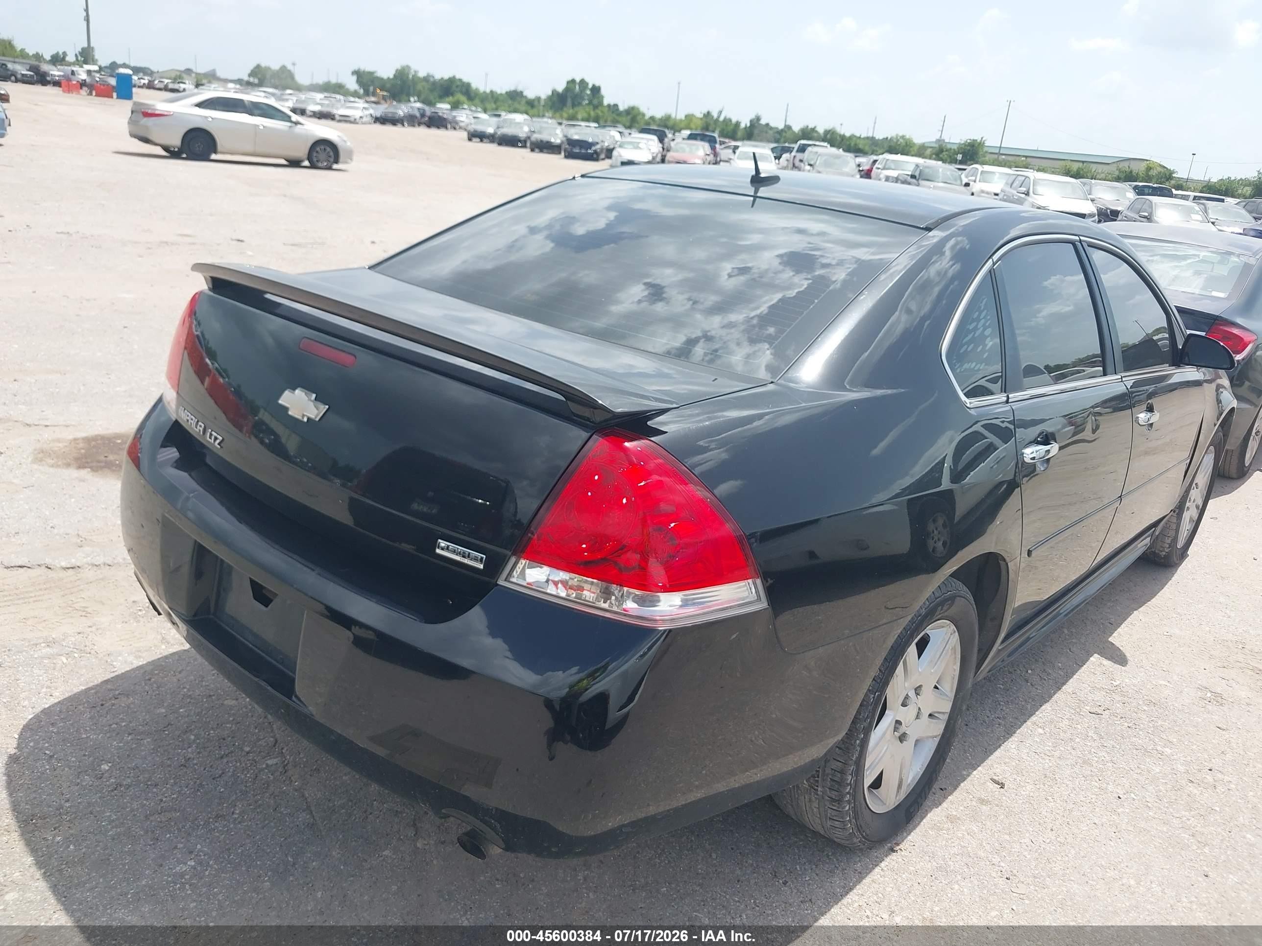 2013 Chevrolet Impala Ltz Black vin: 2G1WC5E31D1211356