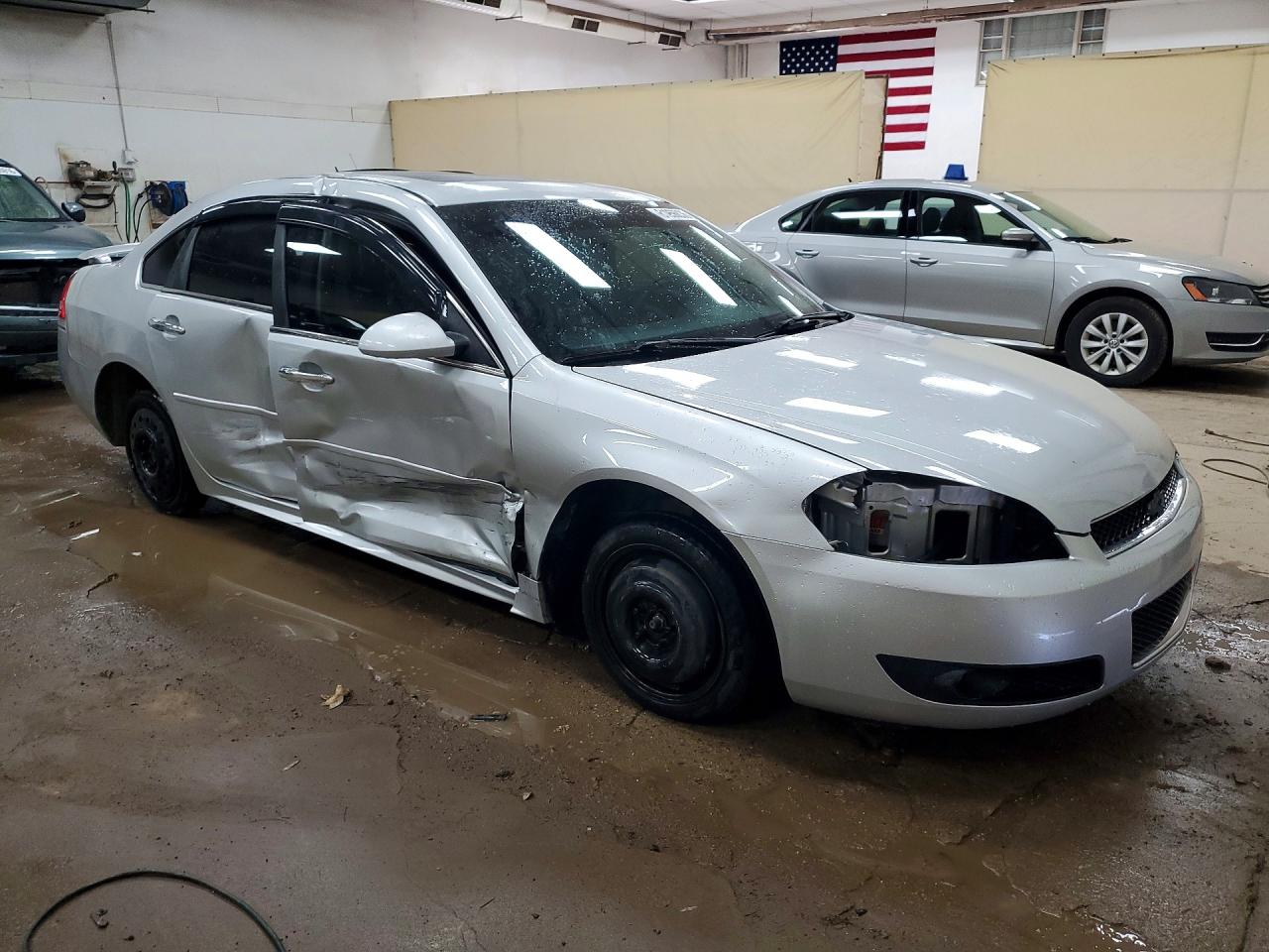 2014 Chevrolet Impala Limited Ltz Silver vin: 2G1WC5E31E1100808