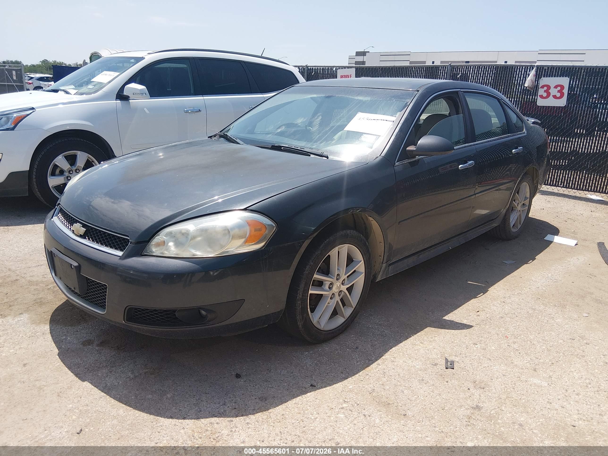2014 Chevrolet Impala Limited Ltz Black vin: 2G1WC5E31E1103482