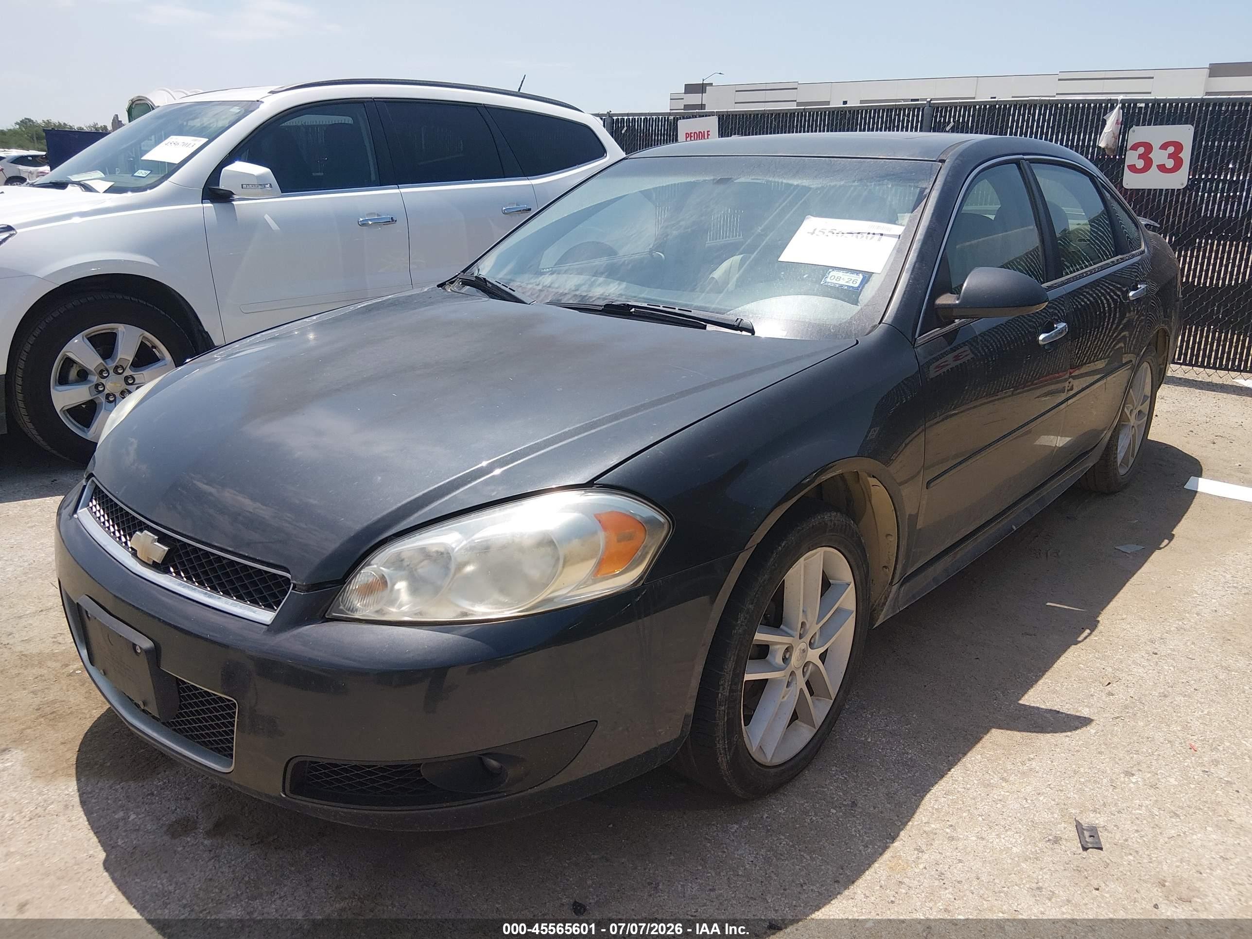 2014 Chevrolet Impala Limited Ltz Black vin: 2G1WC5E31E1103482