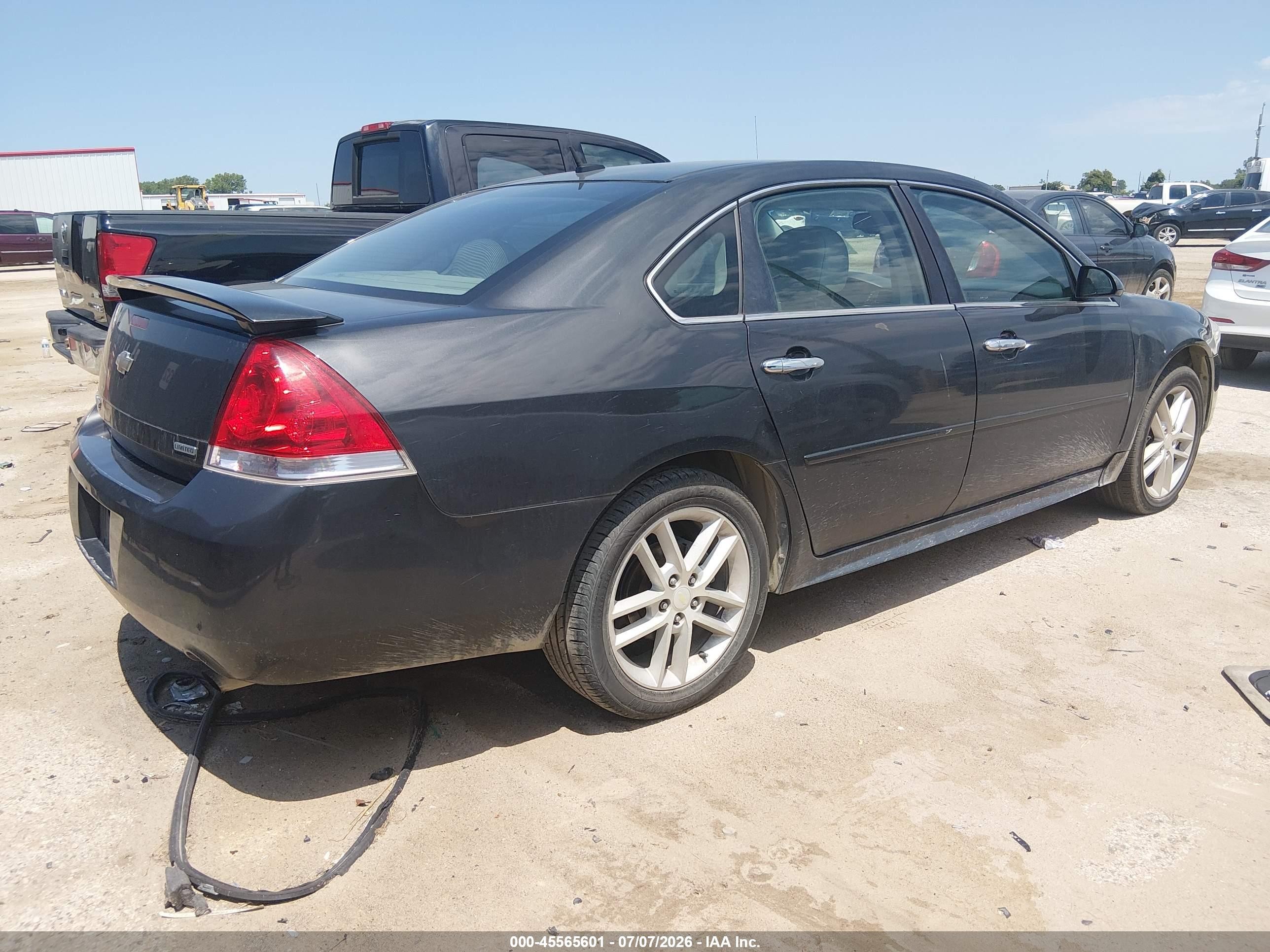 2014 Chevrolet Impala Limited Ltz Black vin: 2G1WC5E31E1103482